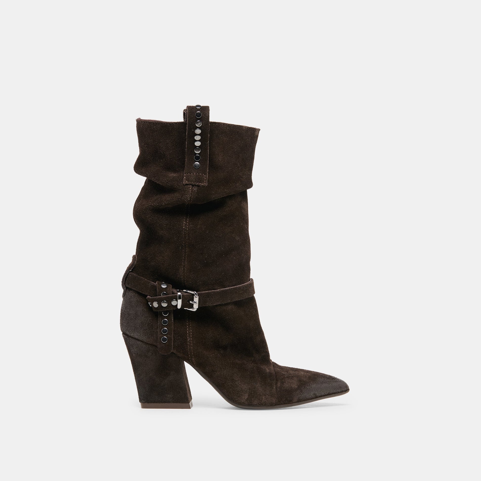 Morla Dk Brown Suede Boots