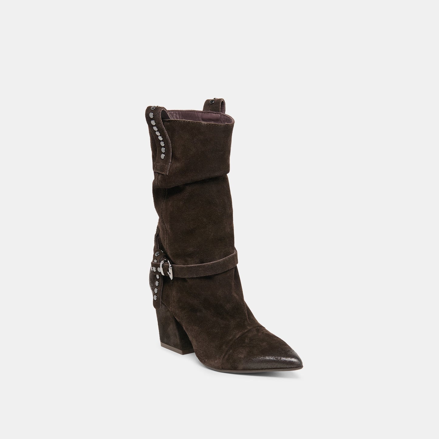 Morla Dk Brown Suede Boots