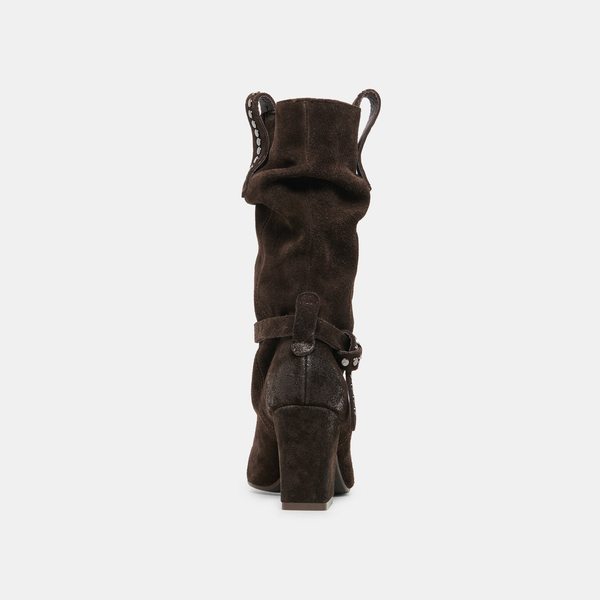 Morla Dk Brown Suede Boots