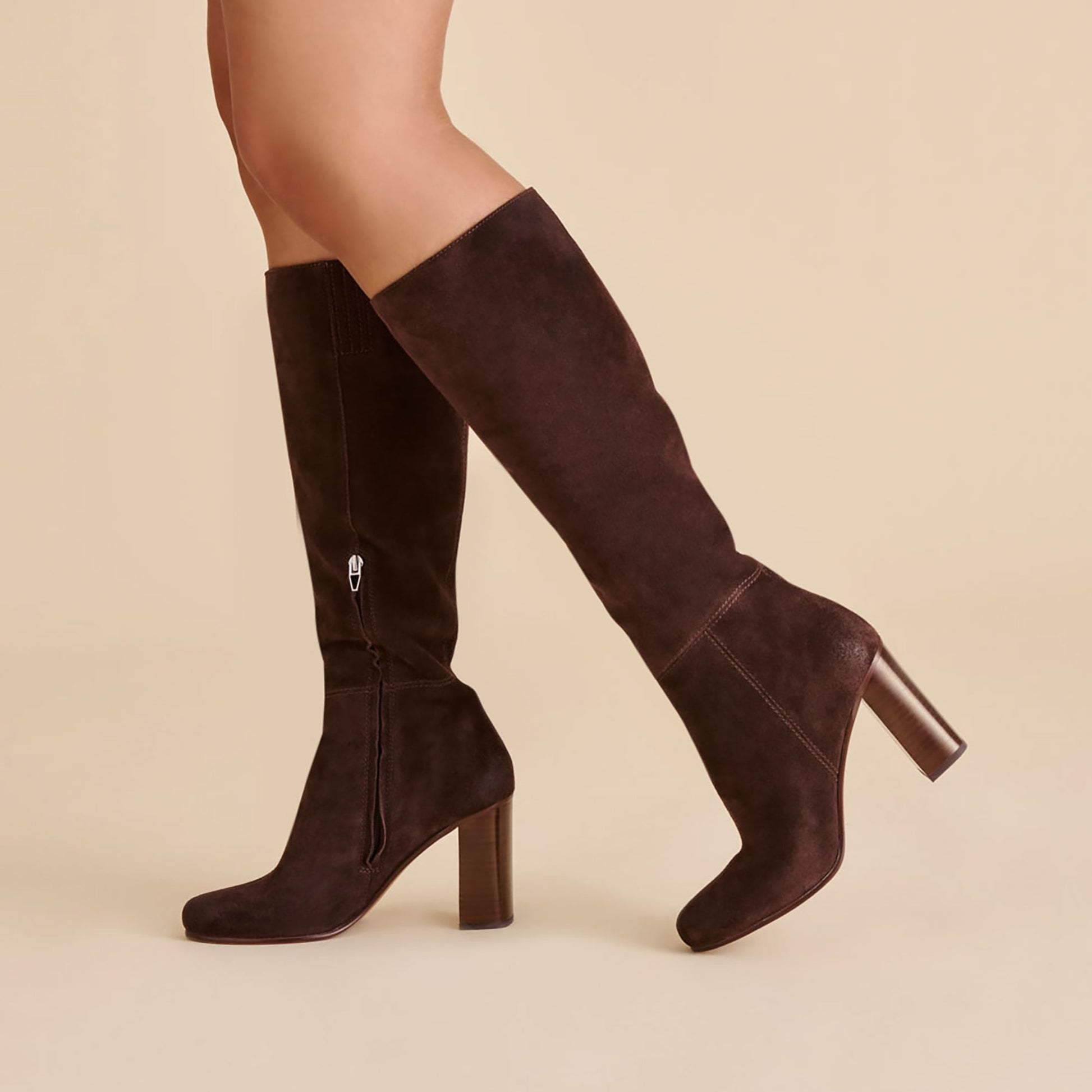 Hudsin Mahogany Suede Boots
