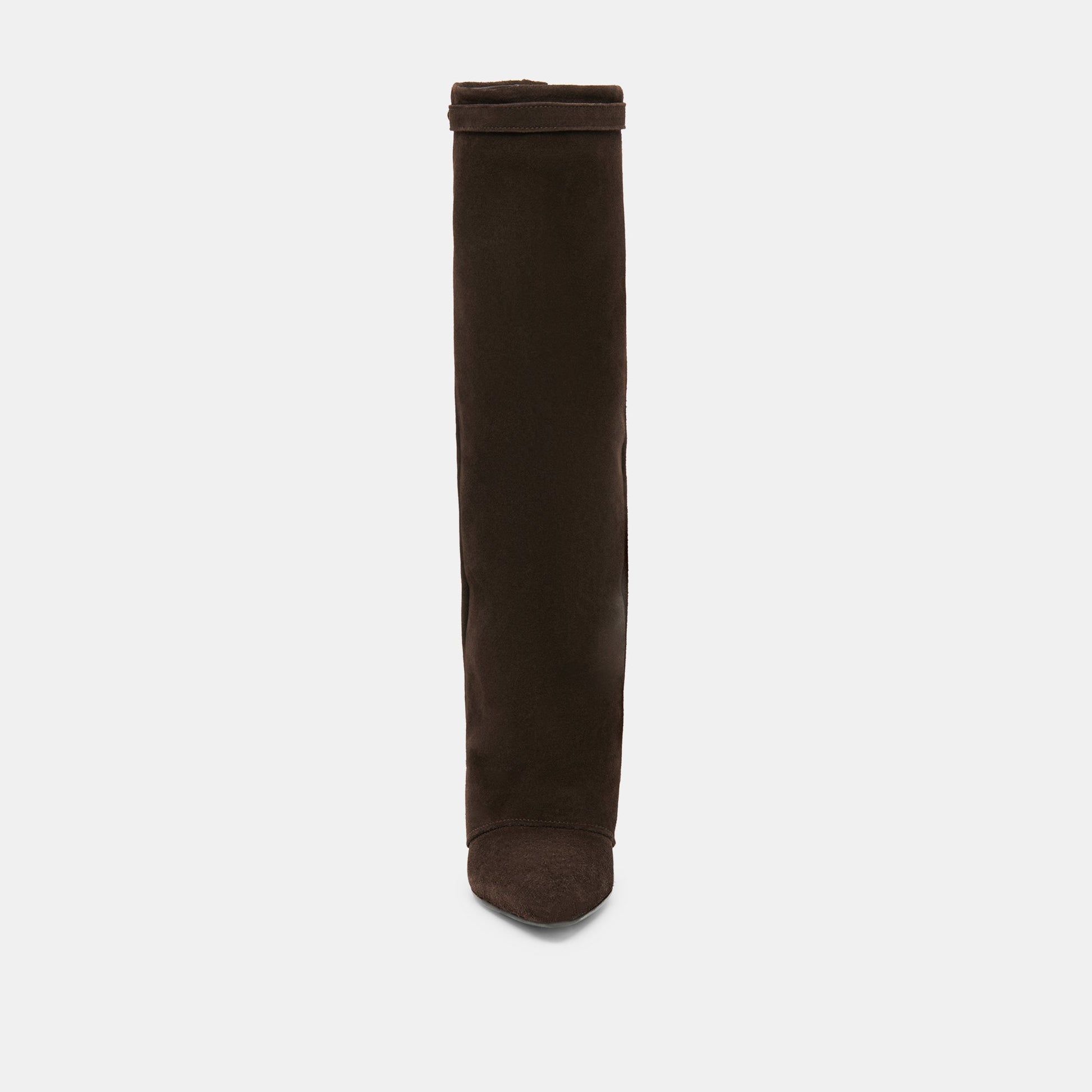 Aggy Dk Brown Suede Boots