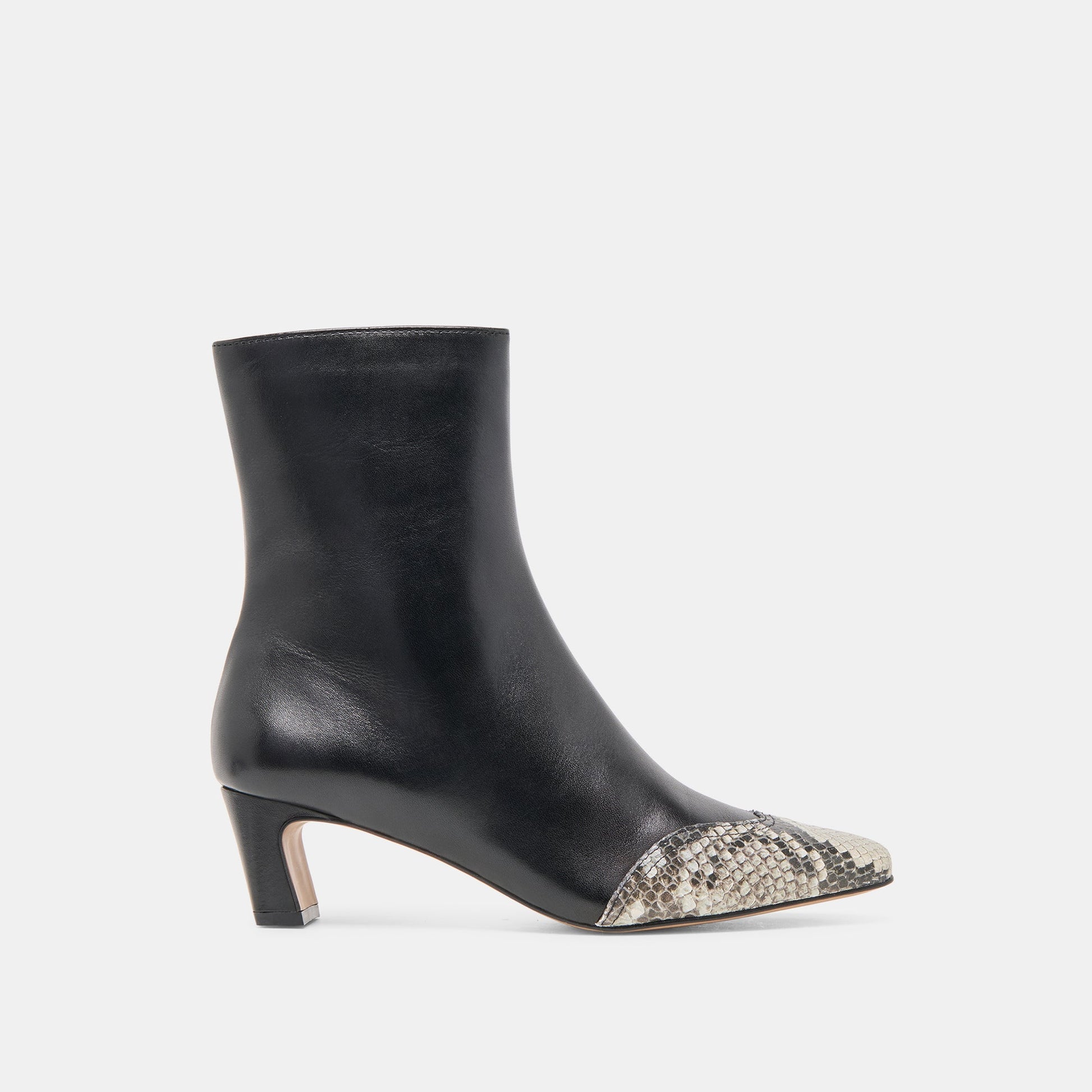 Anika Black Multi Leather Boots