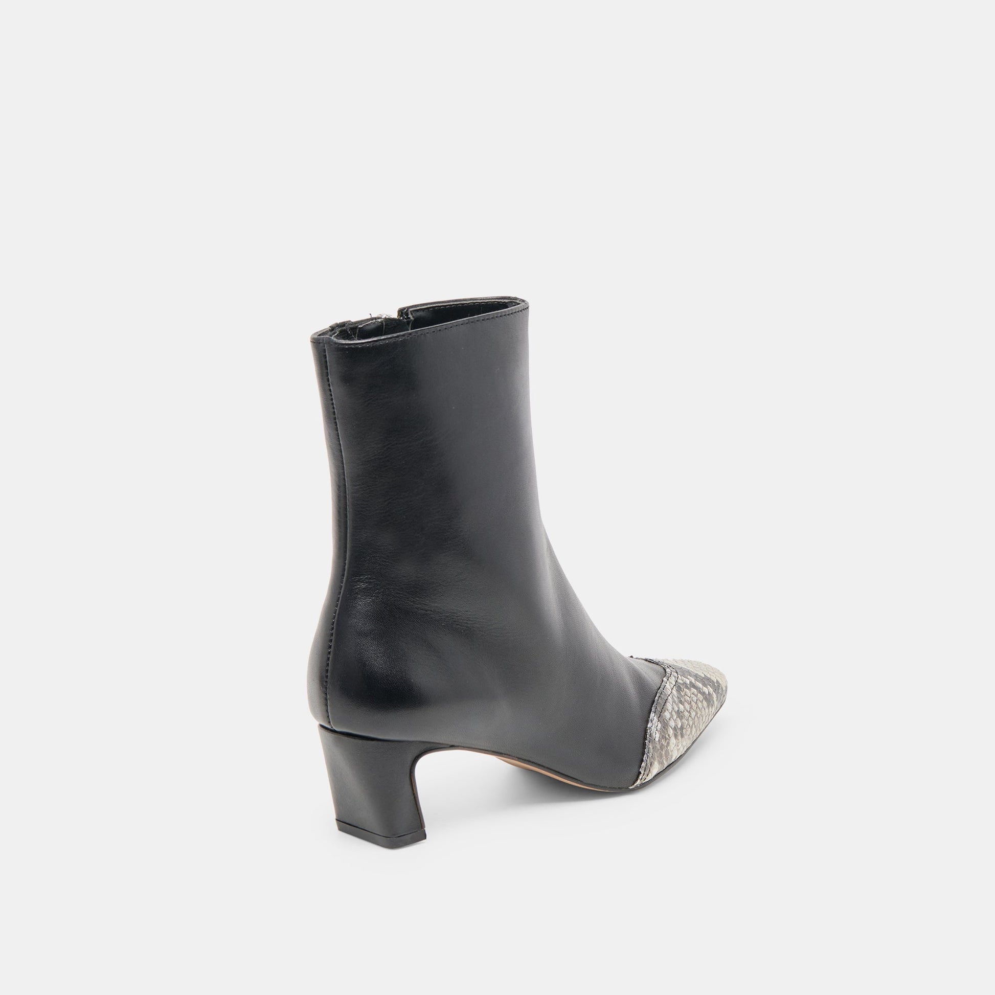 Anika Black Multi Leather Boots
