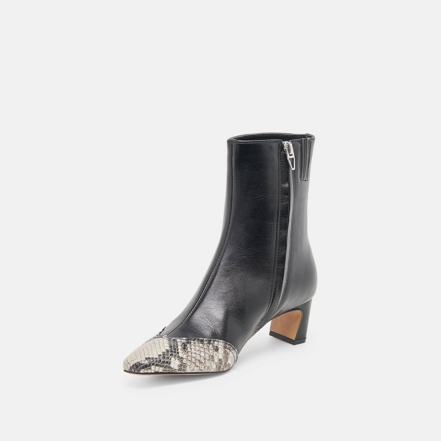 Anika Black Multi Leather Boots