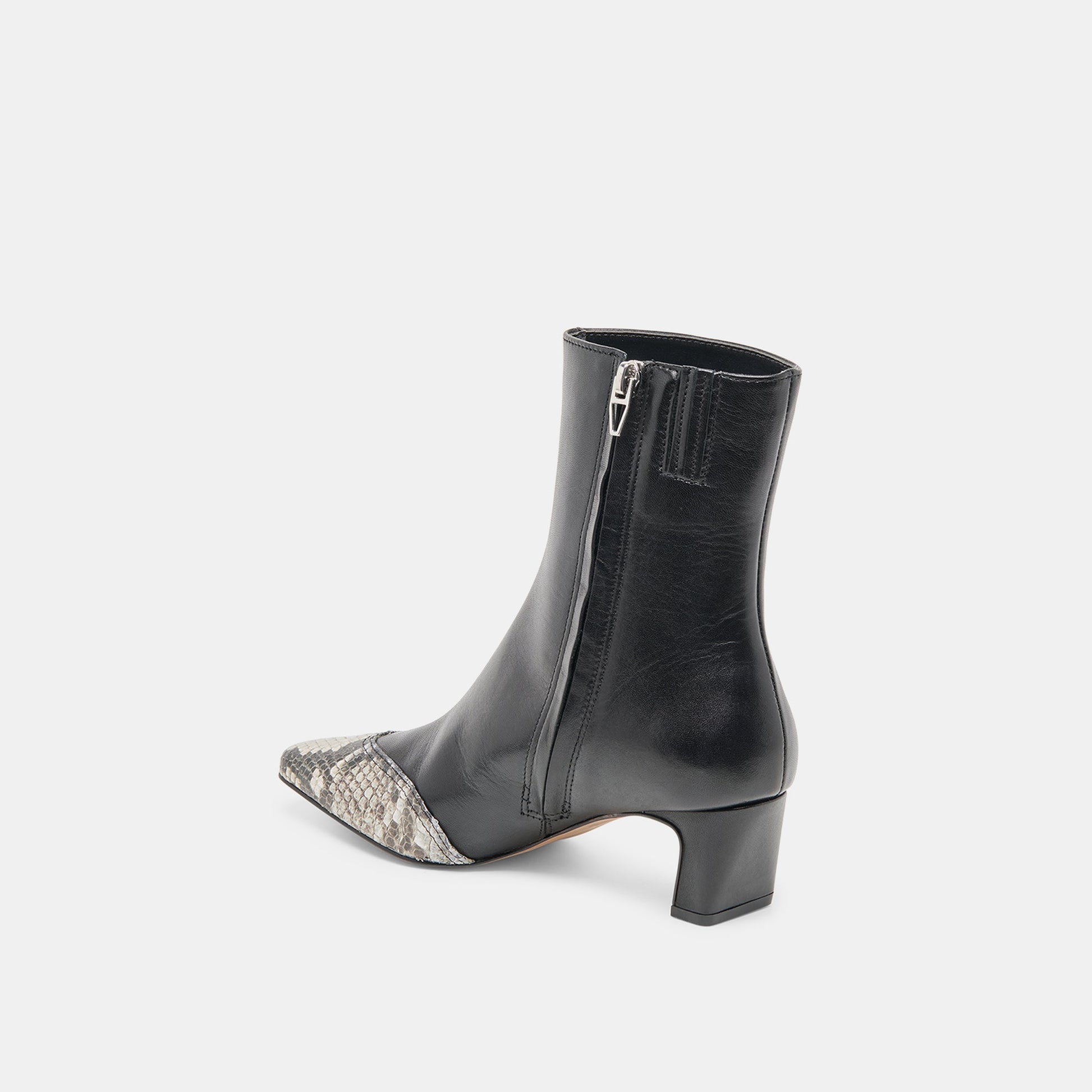 Anika Black Multi Leather Boots