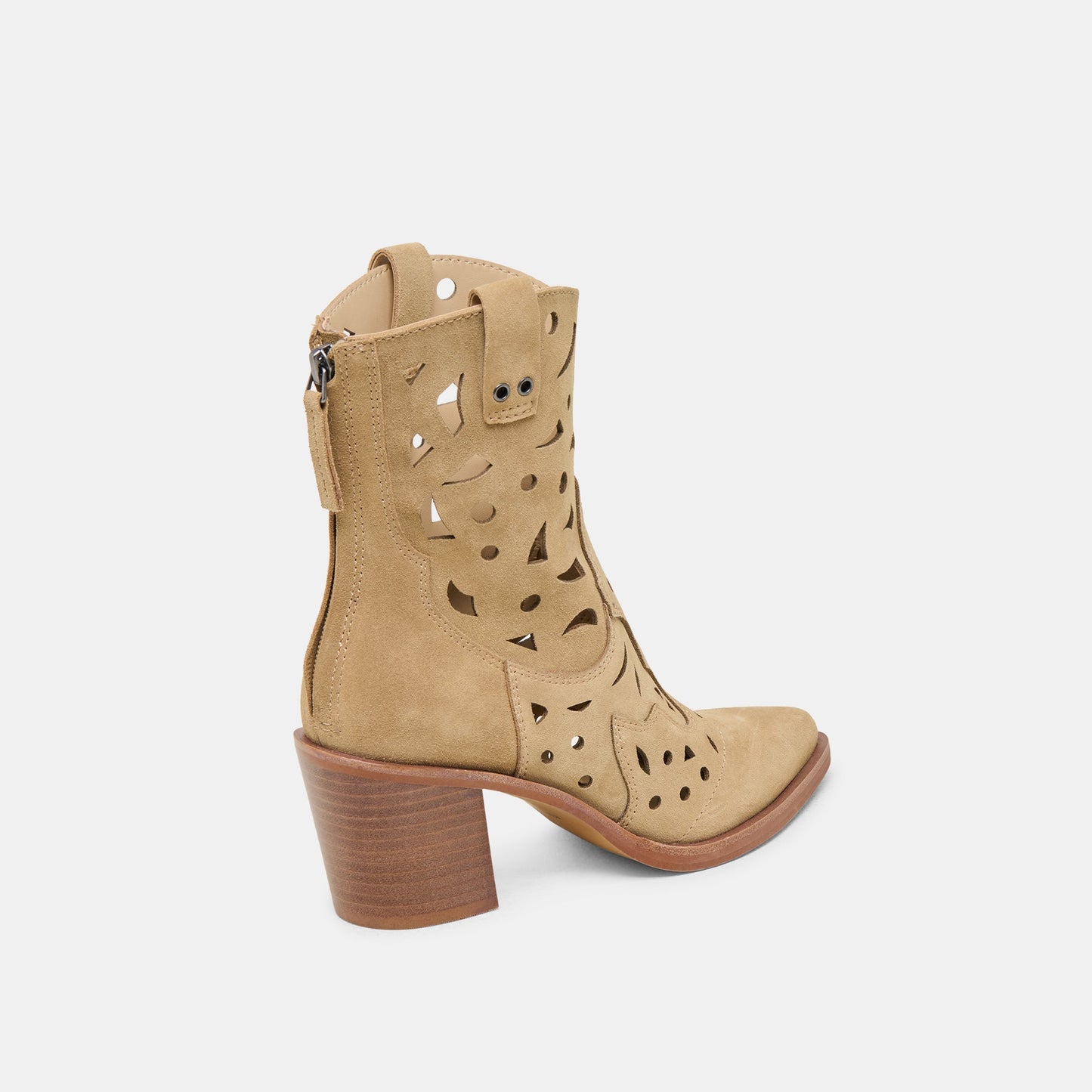 Zenobi Dk Taupe Suede Booties