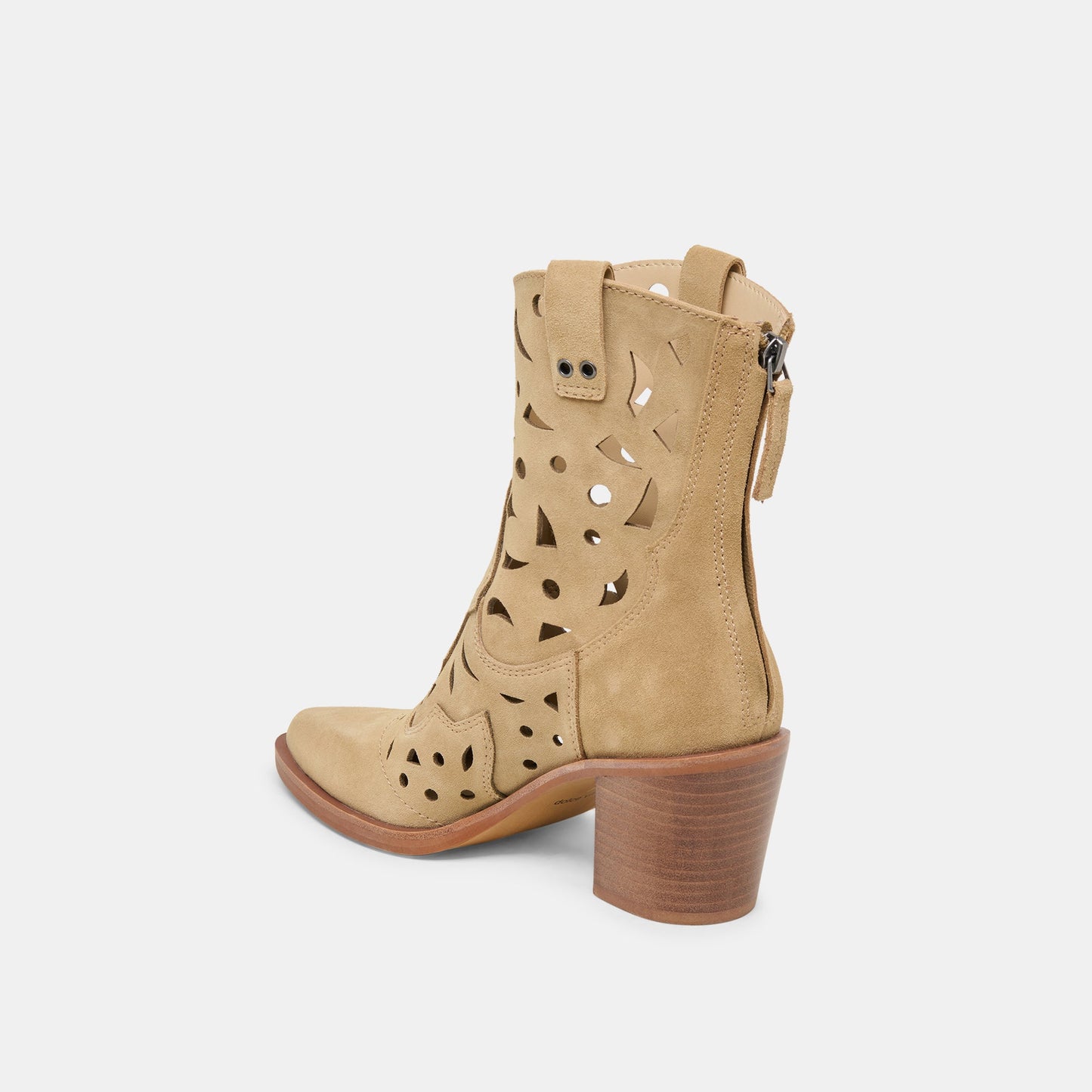 Zenobi Dk Taupe Suede Booties