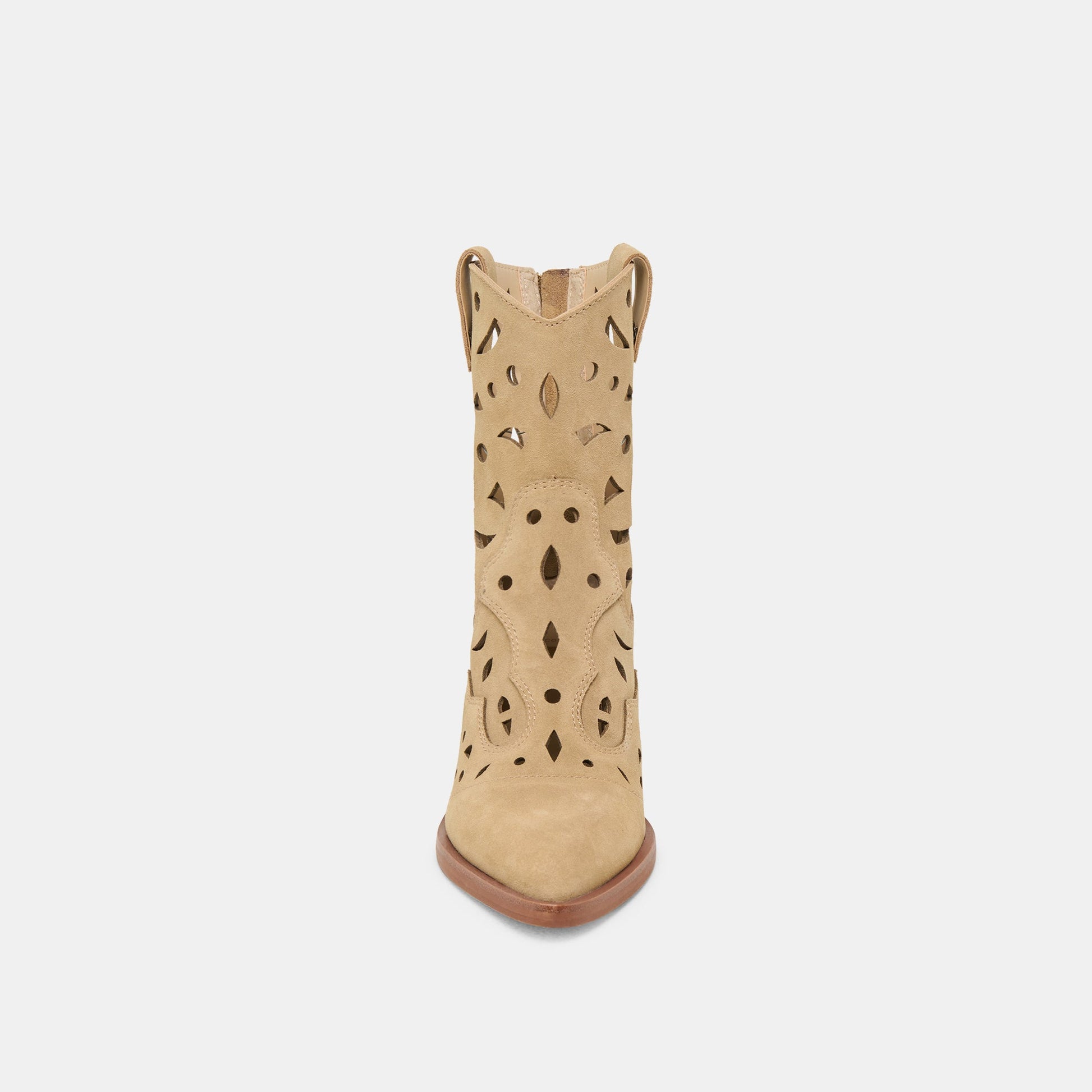 Zenobi Dk Taupe Suede Booties
