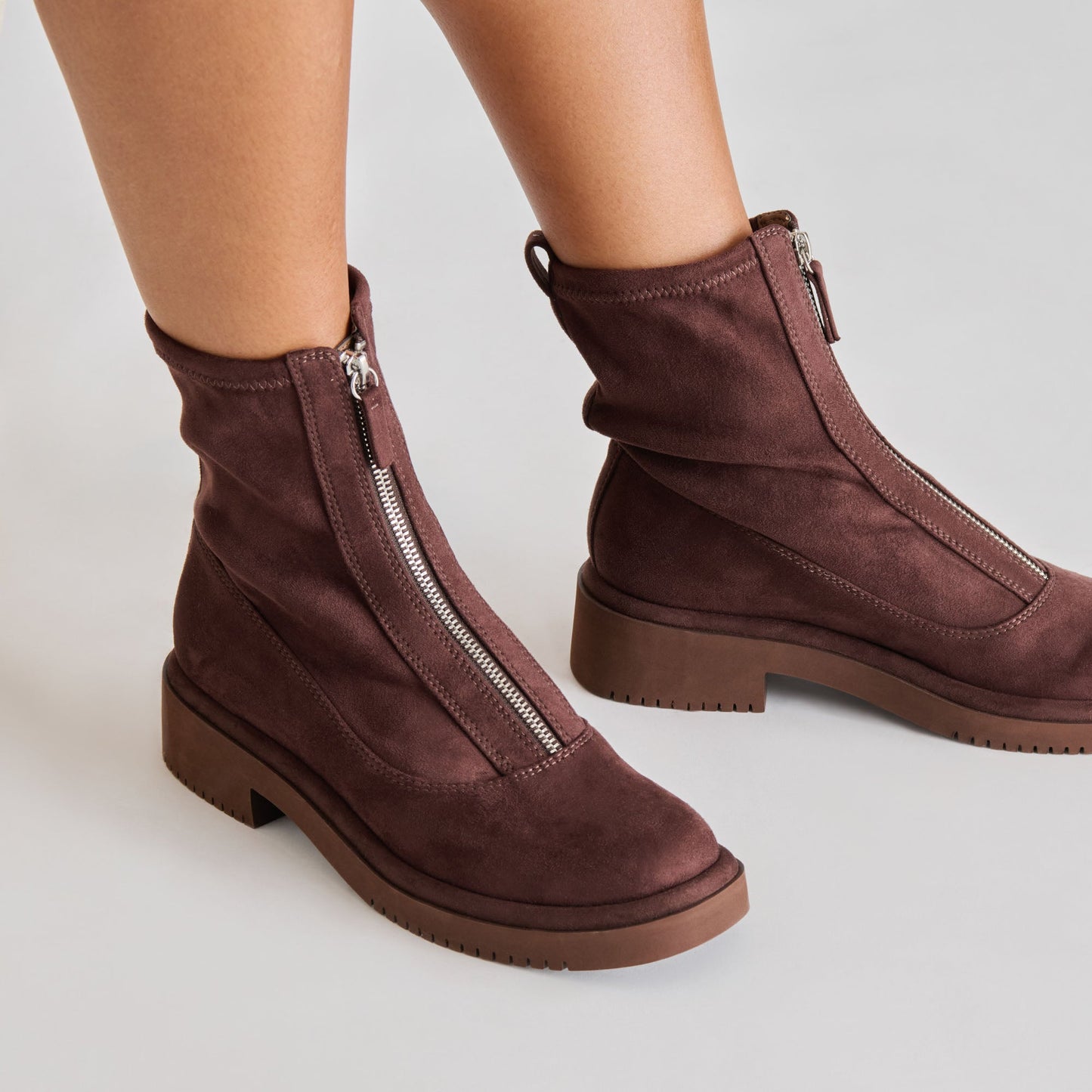 Shante Mahogany Stella Suede Boots