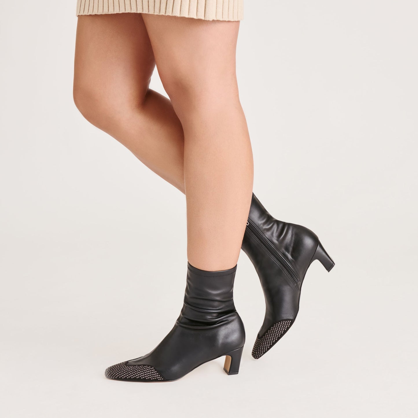 Anika Stud Black Stella Boots