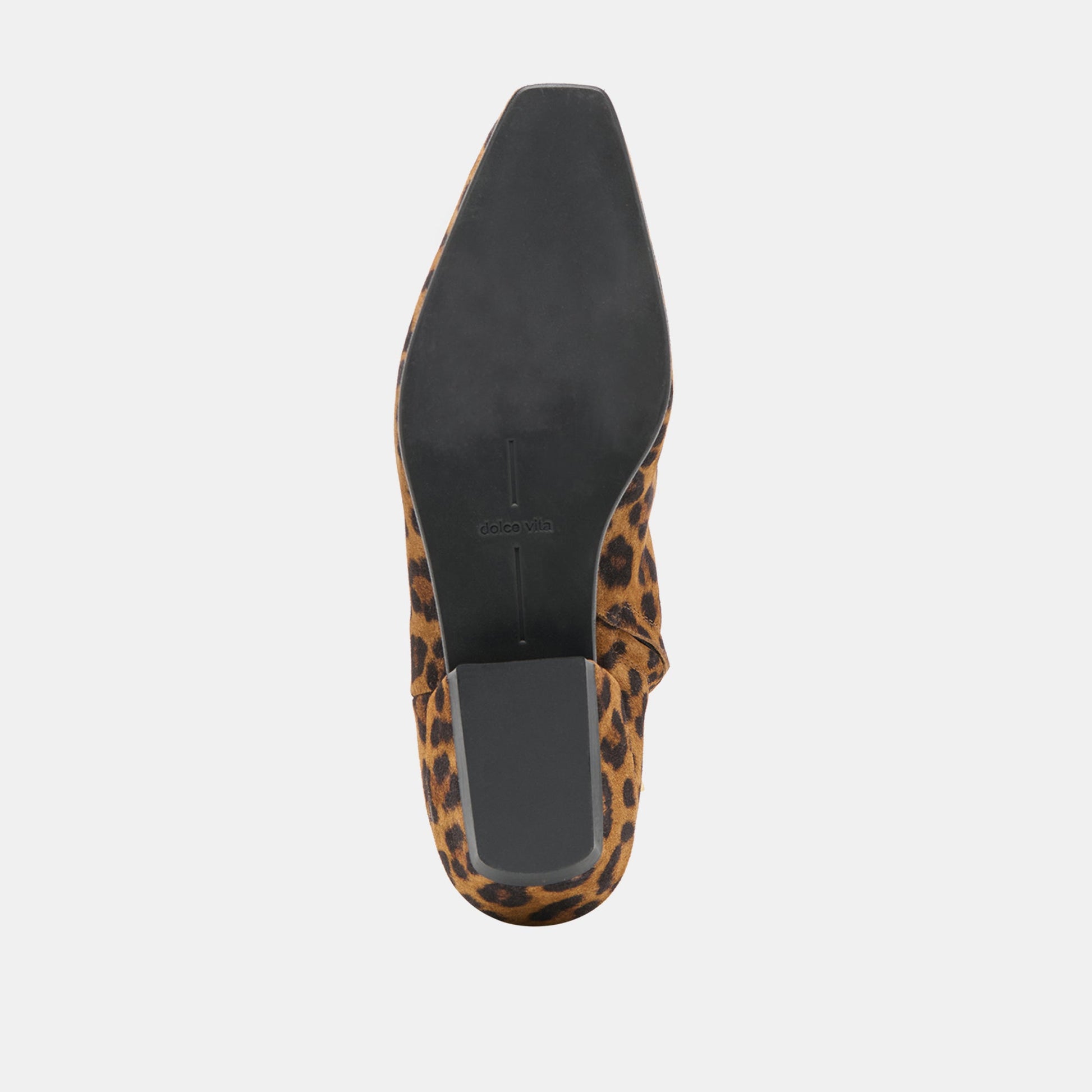 Joanie Leopard Printed Suede Booties