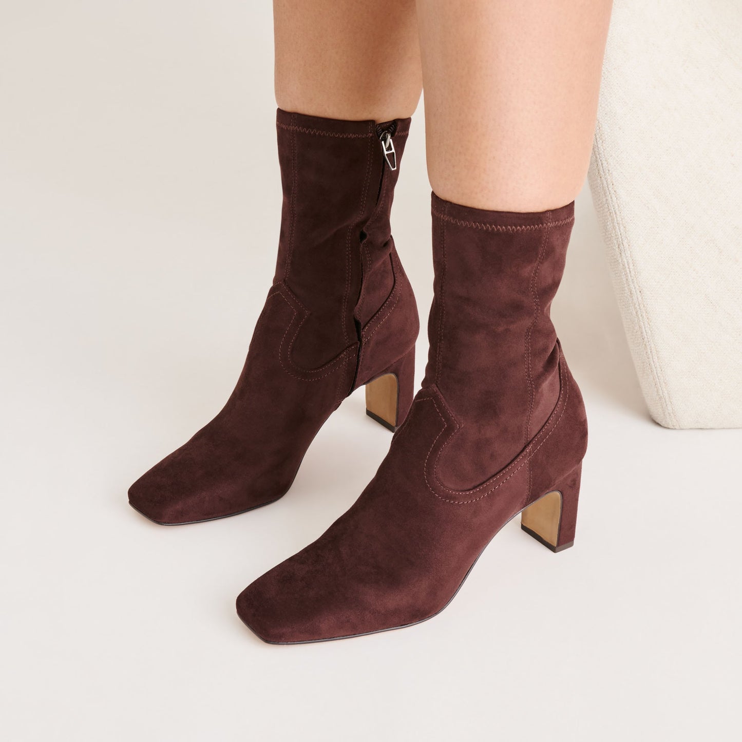 Roan Mahogany Stella Suede Boots