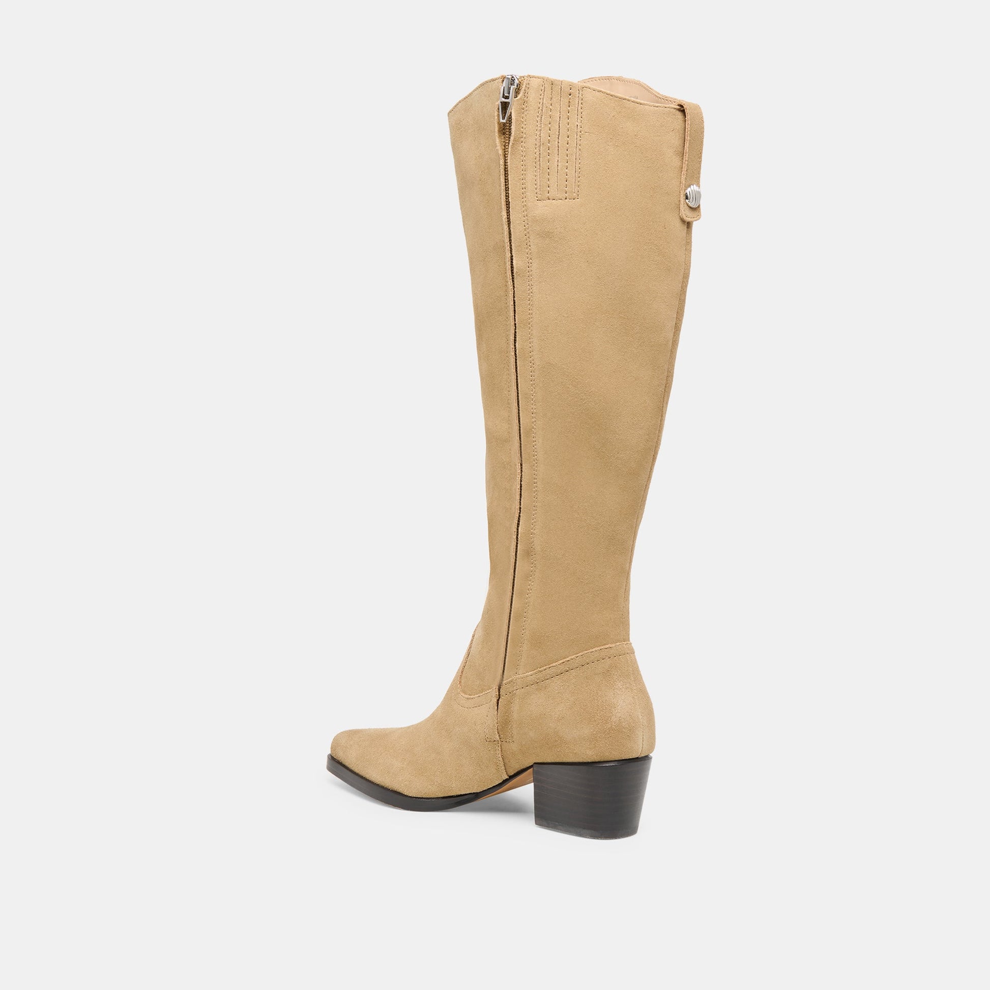 Virona H2O Waterproof Dk Taupe Suede Wide Calf Boots