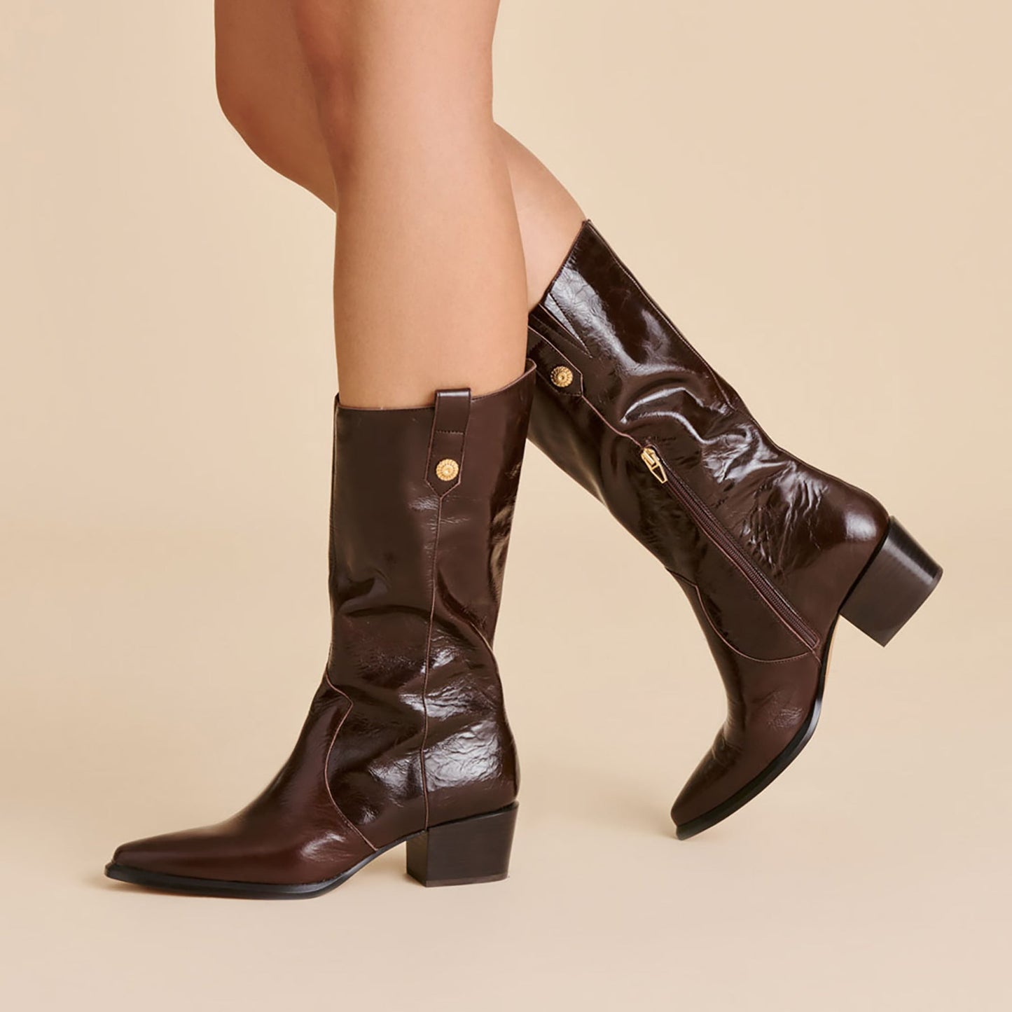 Vern Chocolate Leather Boots