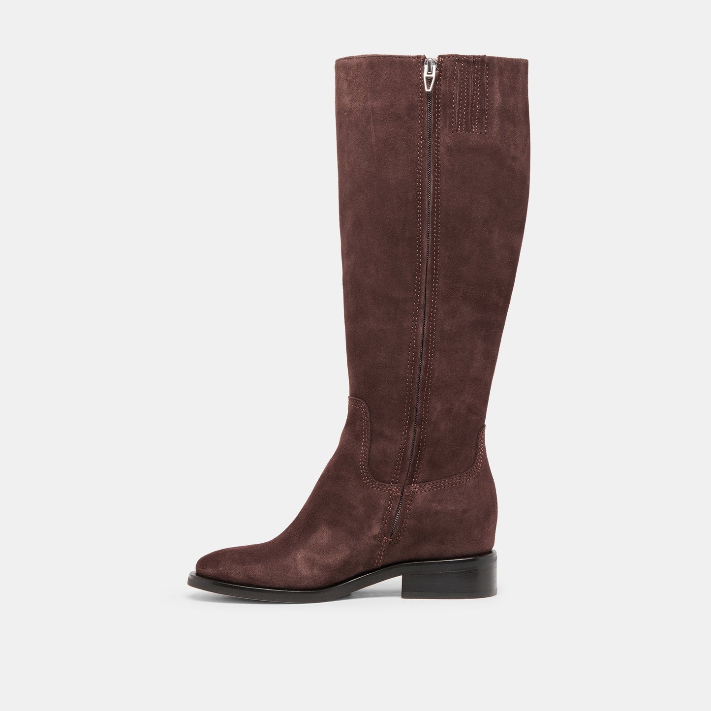 Kilian H2O Waterproof Mahogany Suede Wide Calf Boots