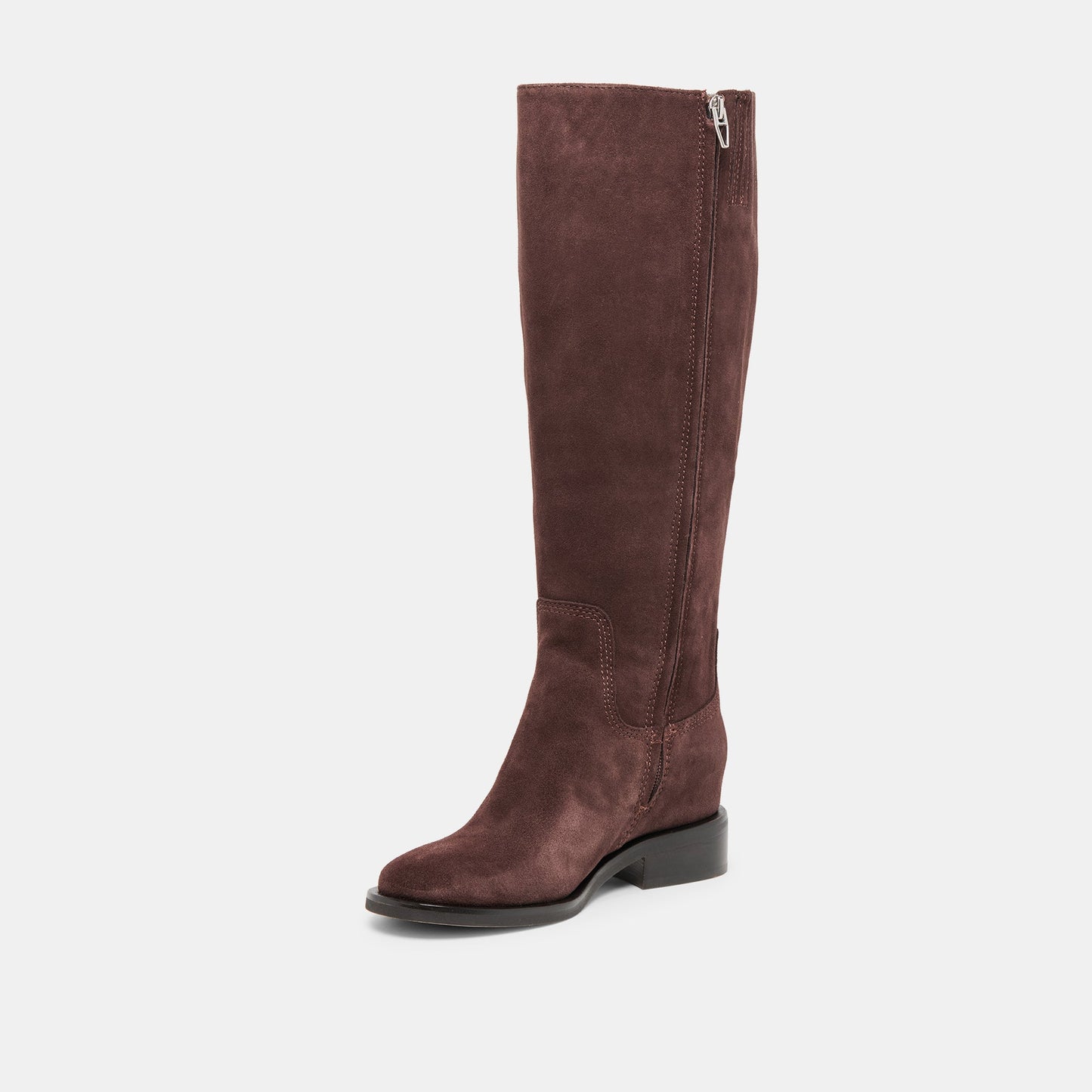 Kilian H2O Waterproof Mahogany Suede Wide Calf Boots