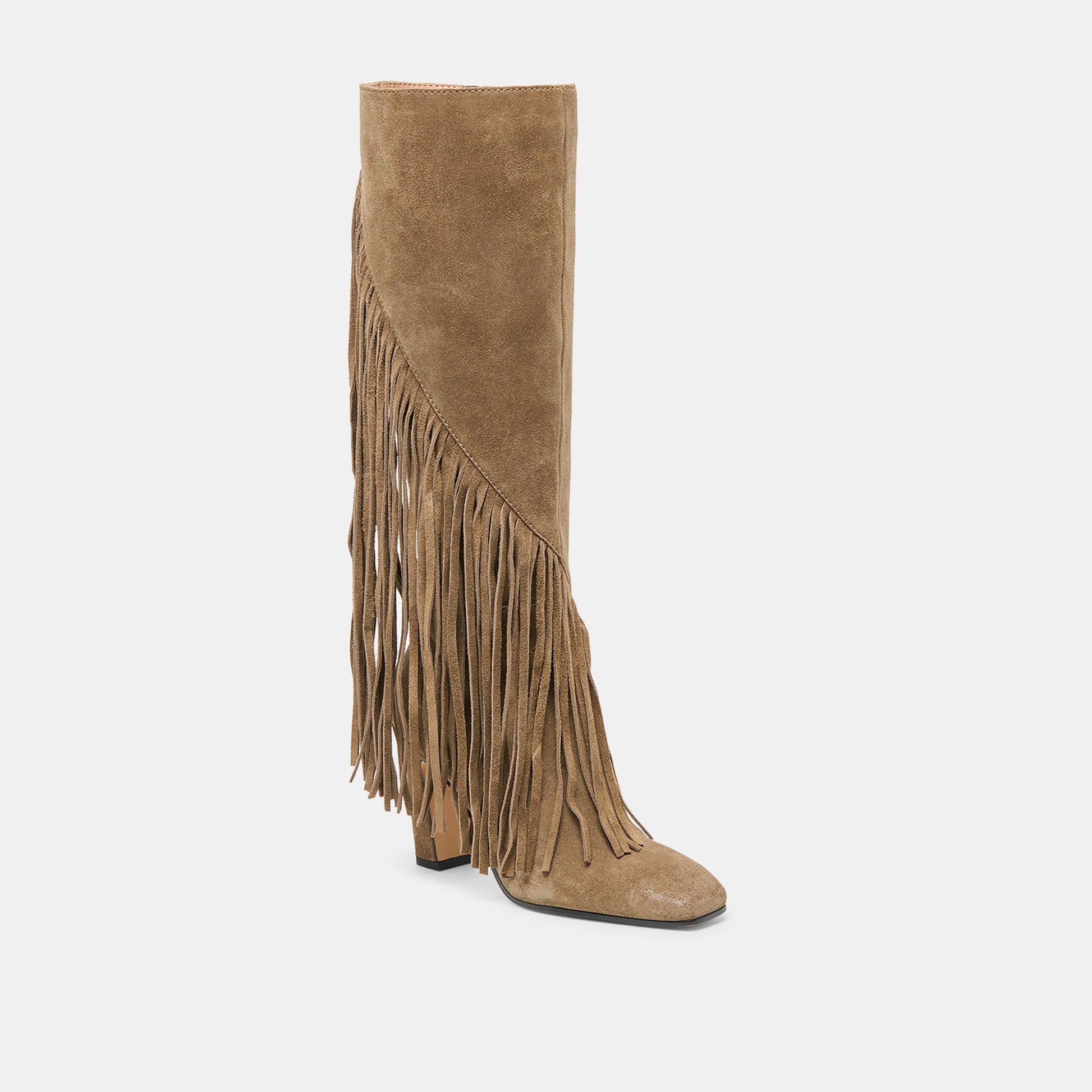 Giano Olive Suede Boots