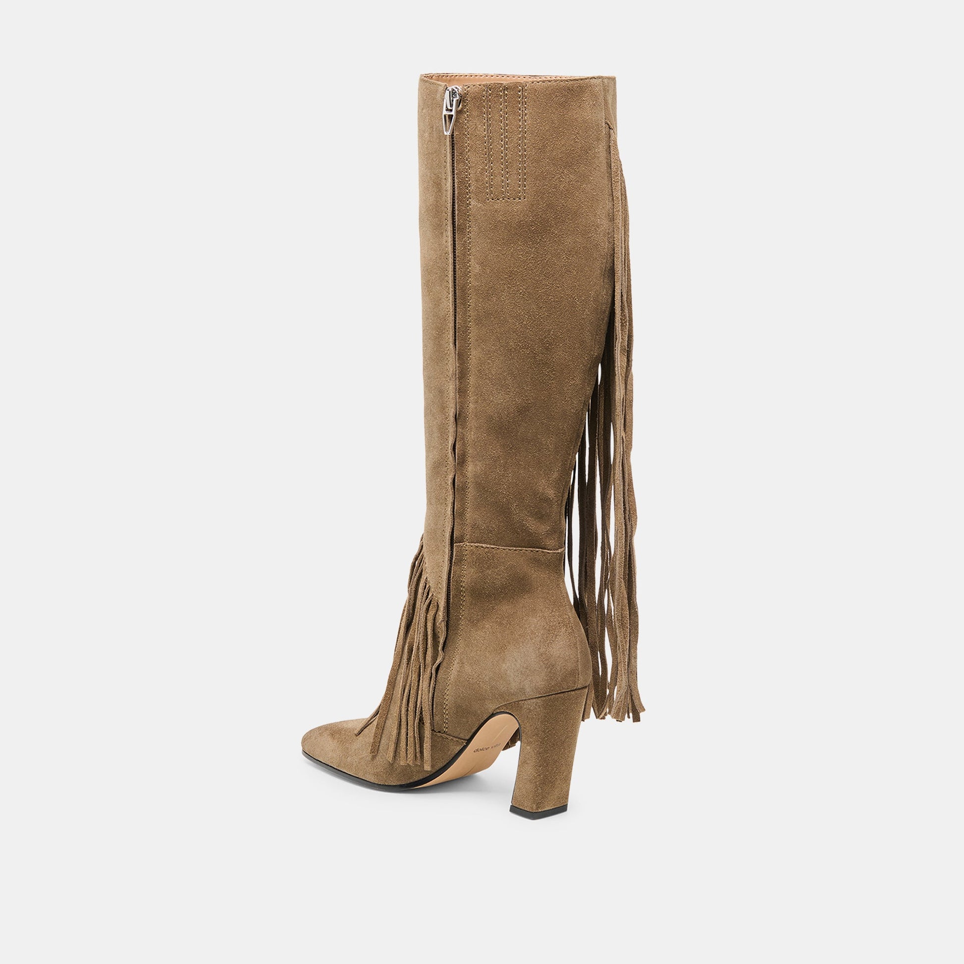 Giano Olive Suede Boots