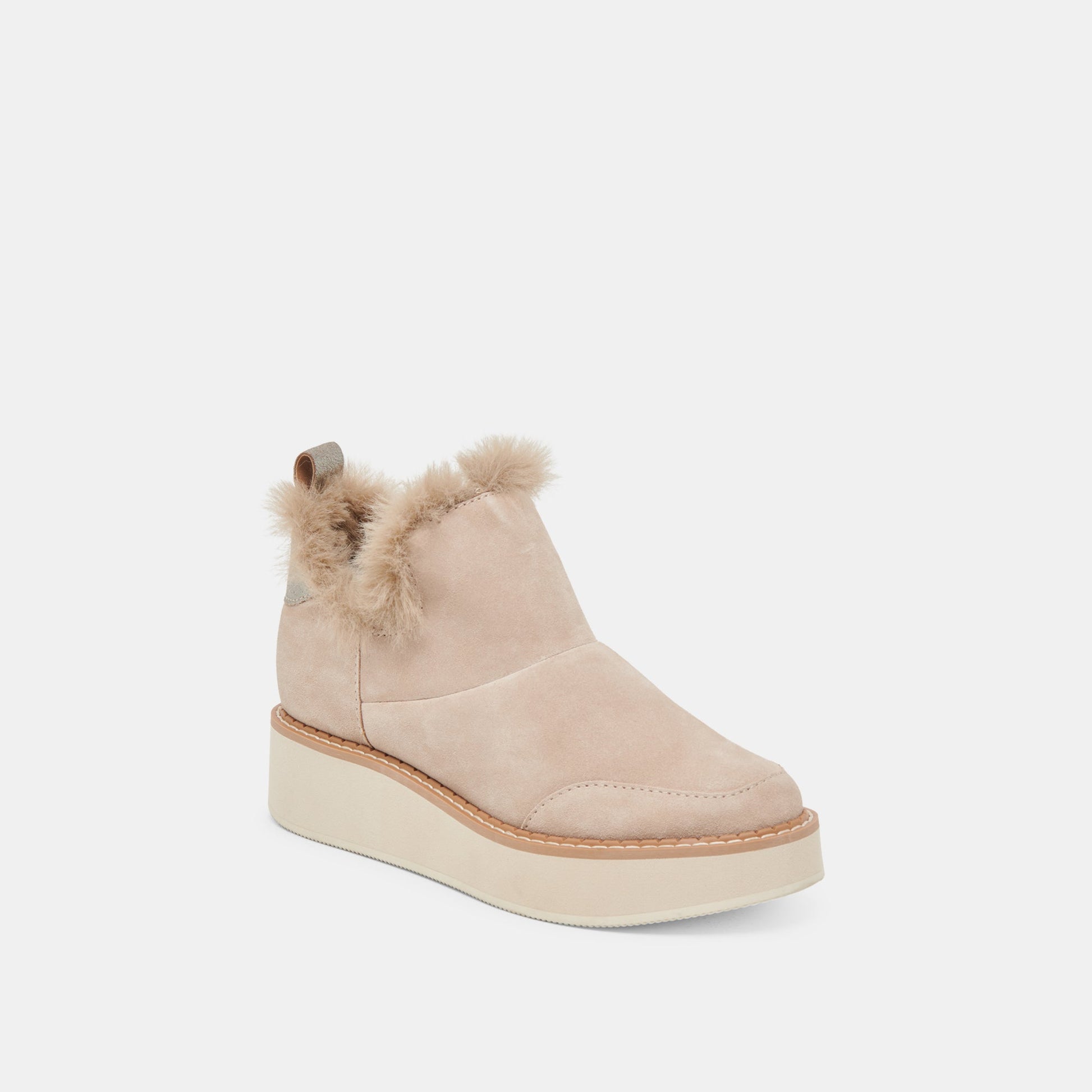 ARDY PLUSH H2O BOOTIES TAUPE SUEDE
 – Dolce Vita