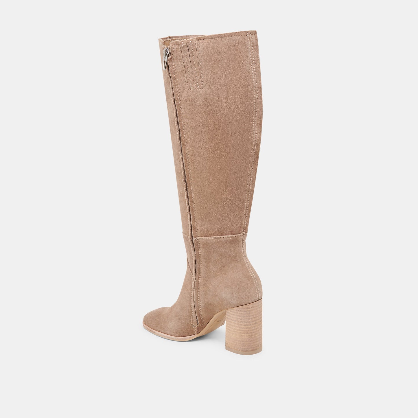 FYNN Wide Calf Boots Truffle Suede | Truffle Suede Knee-High Boots
 – Dolce Vita