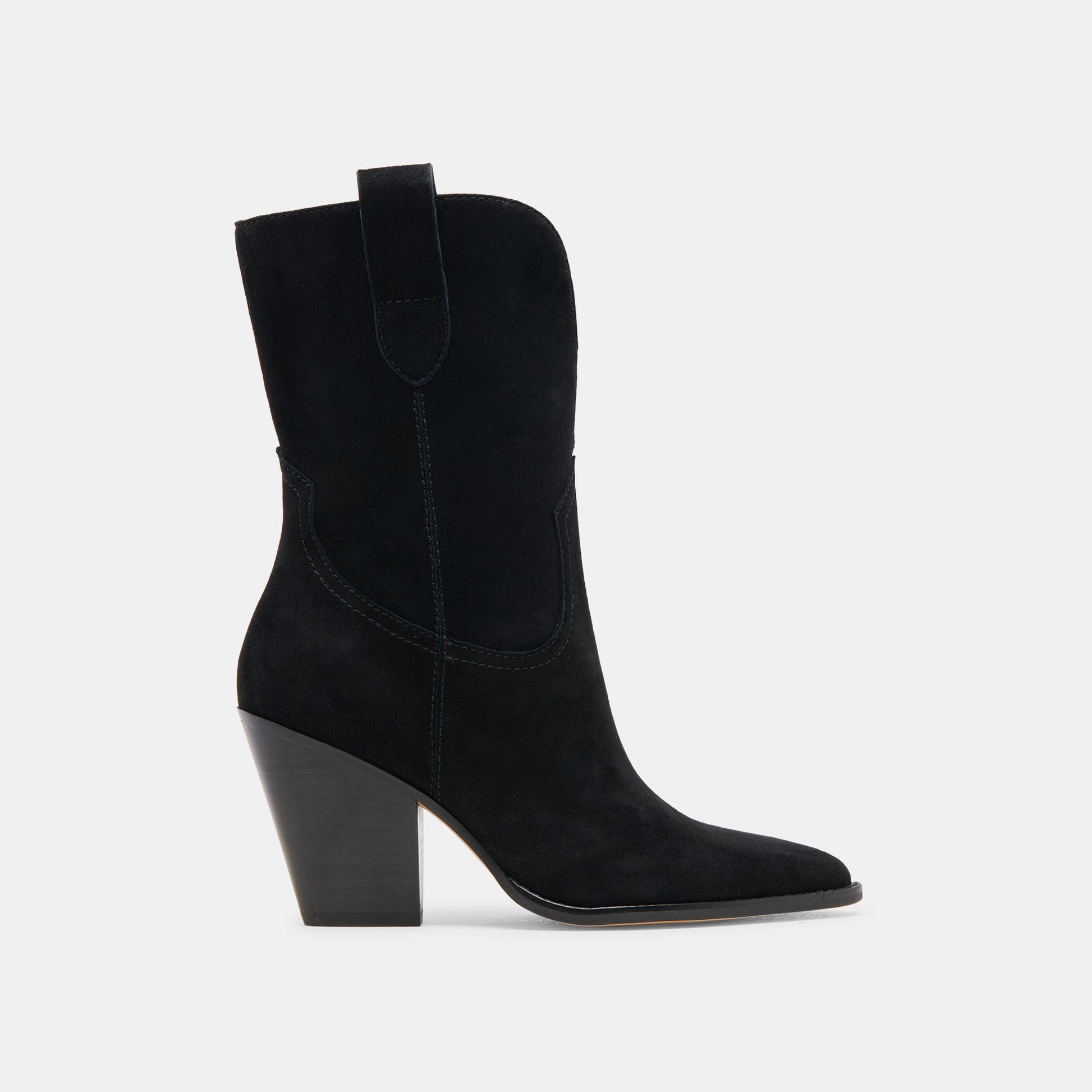 JESSEY BOOTS ONYX SUEDE
 – Dolce Vita