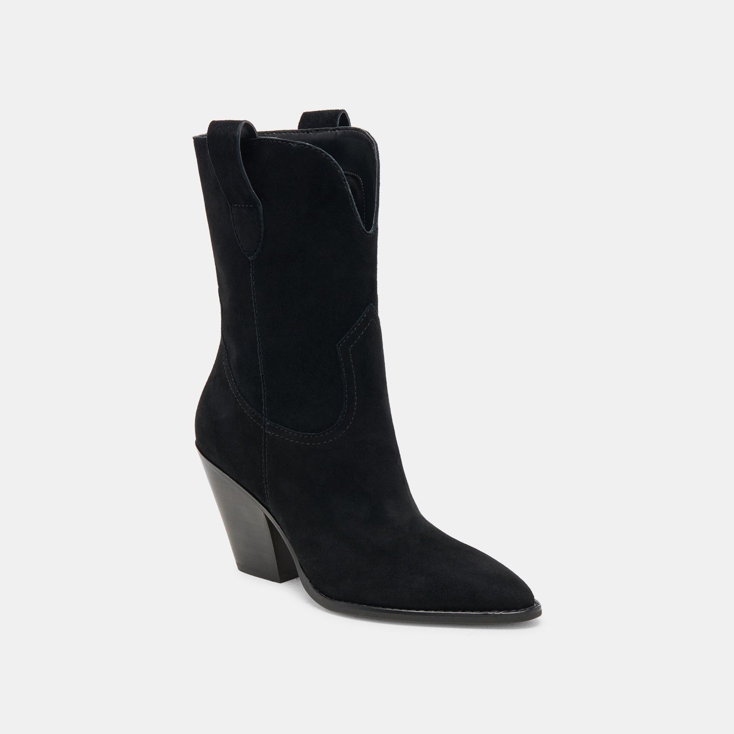 JESSEY BOOTS ONYX SUEDE
 – Dolce Vita