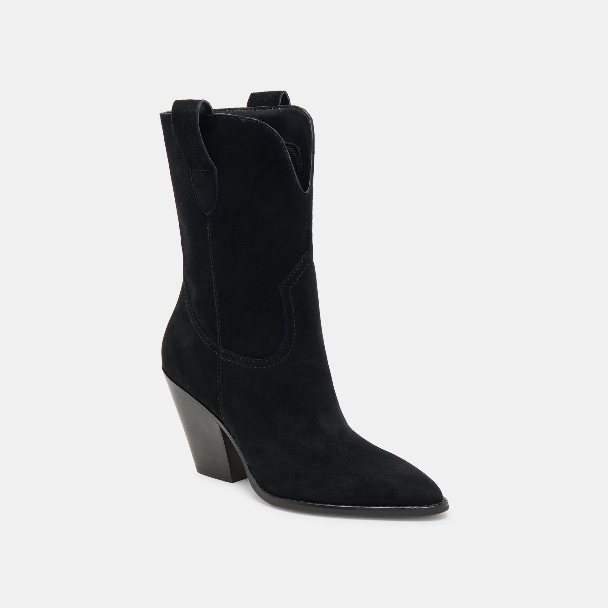 JESSEY BOOTS ONYX SUEDE
 – Dolce Vita