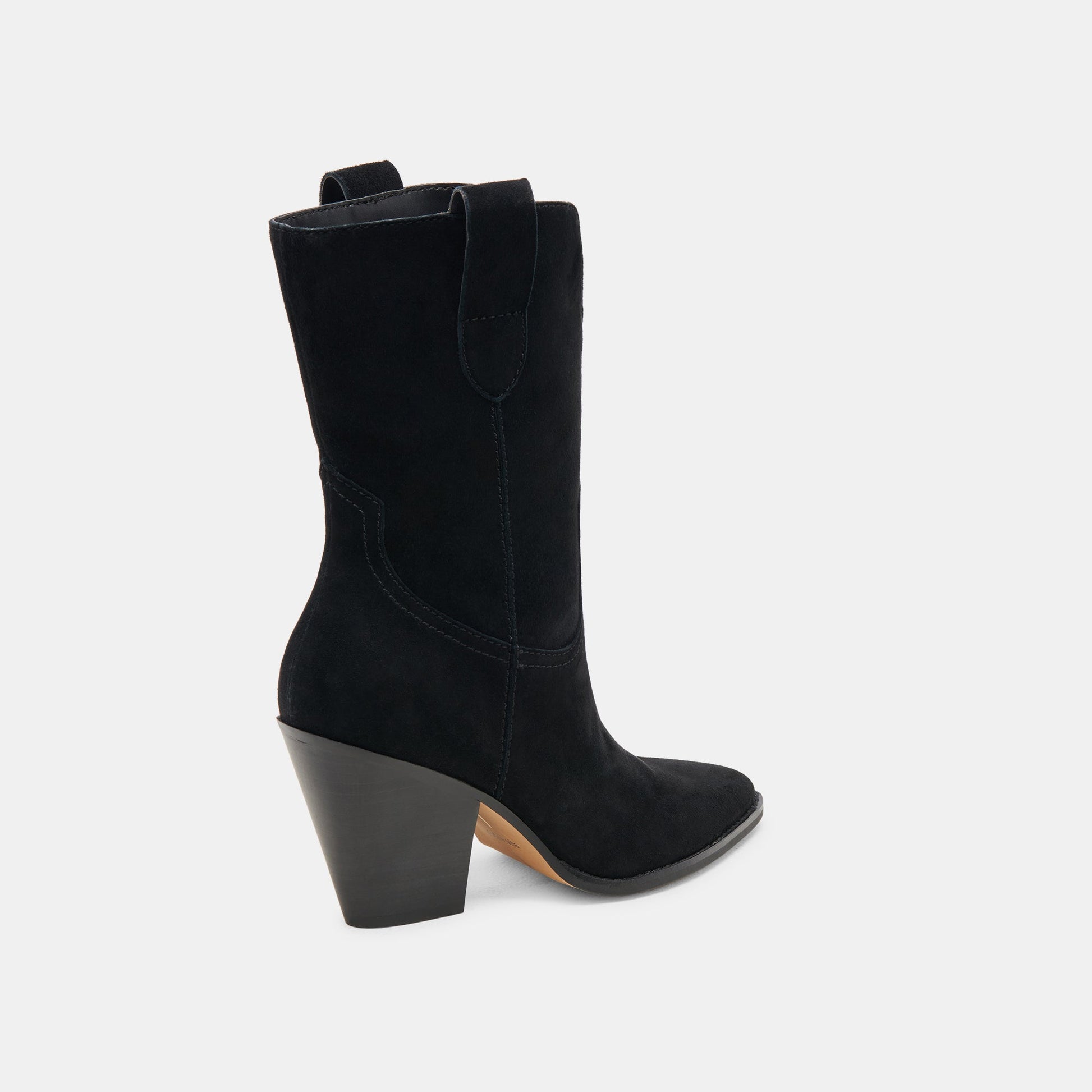 JESSEY BOOTS ONYX SUEDE
 – Dolce Vita