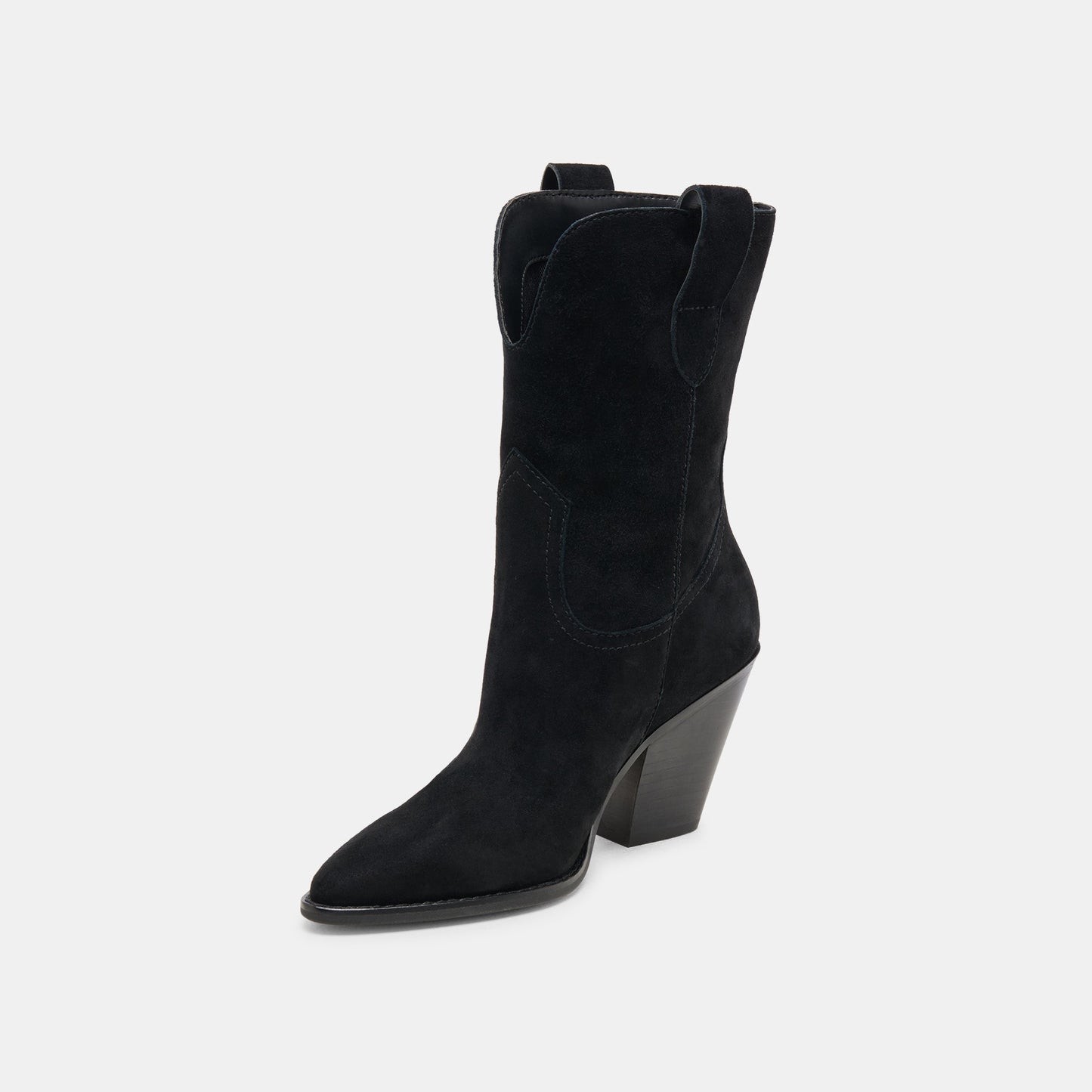 JESSEY BOOTS ONYX SUEDE
 – Dolce Vita
