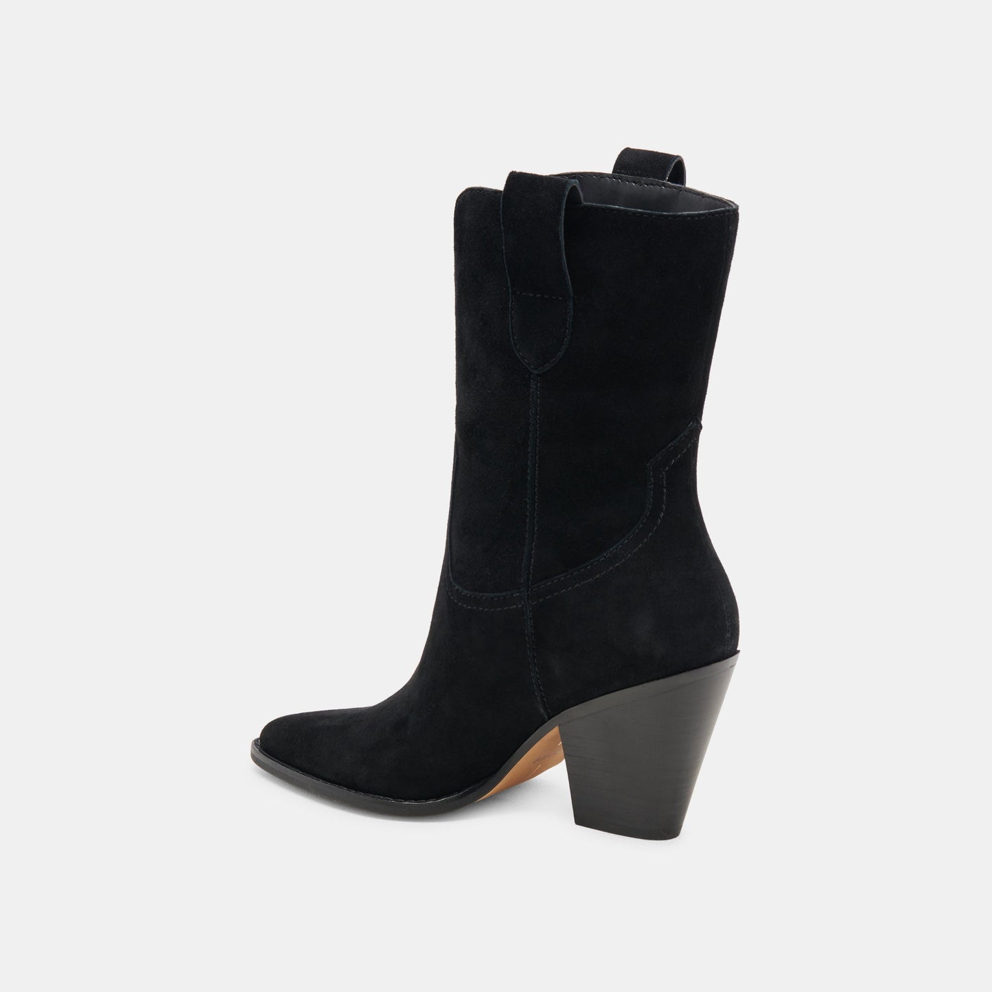 JESSEY BOOTS ONYX SUEDE
 – Dolce Vita