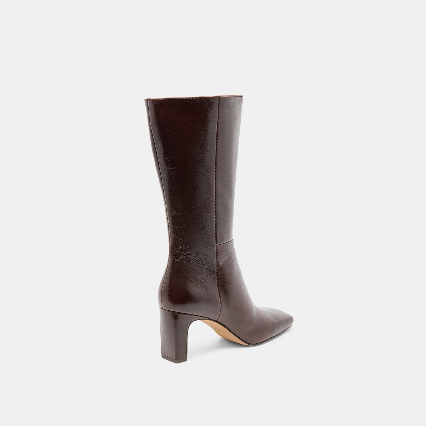 Riggs Wide Calf Chocolate Leather Boots