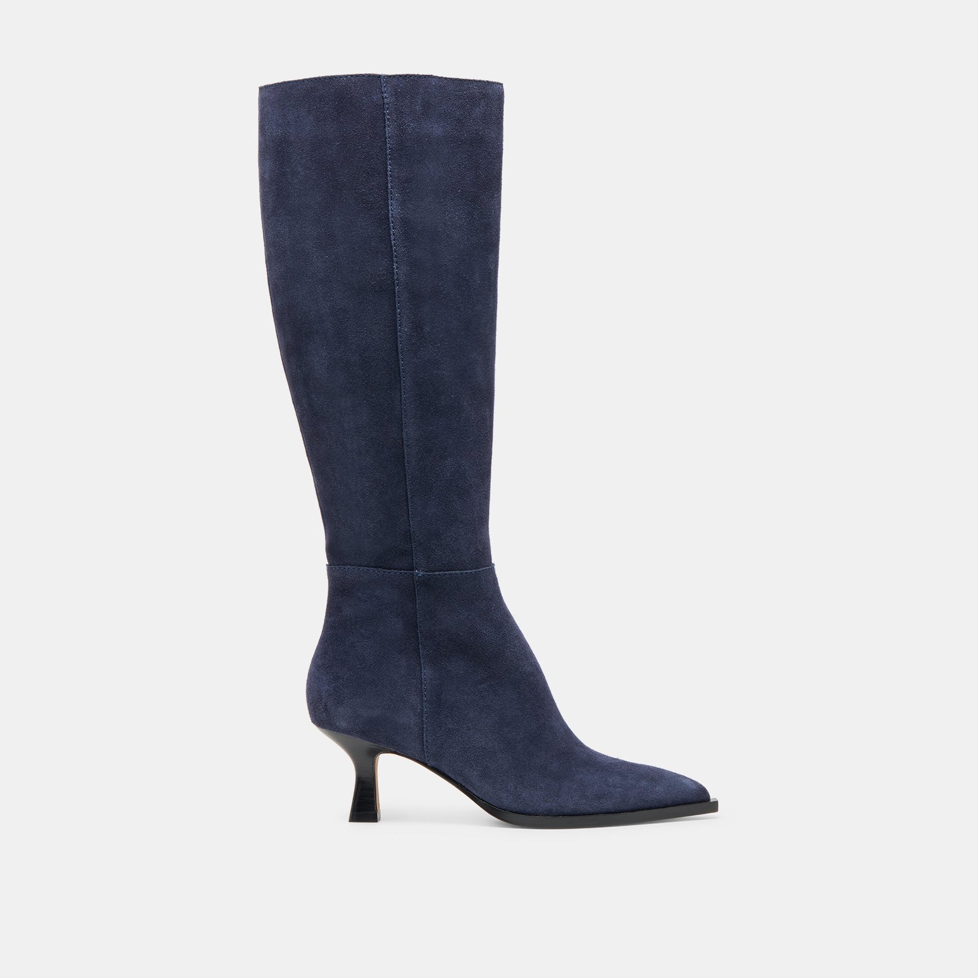 Auggie Navy Suede Boots