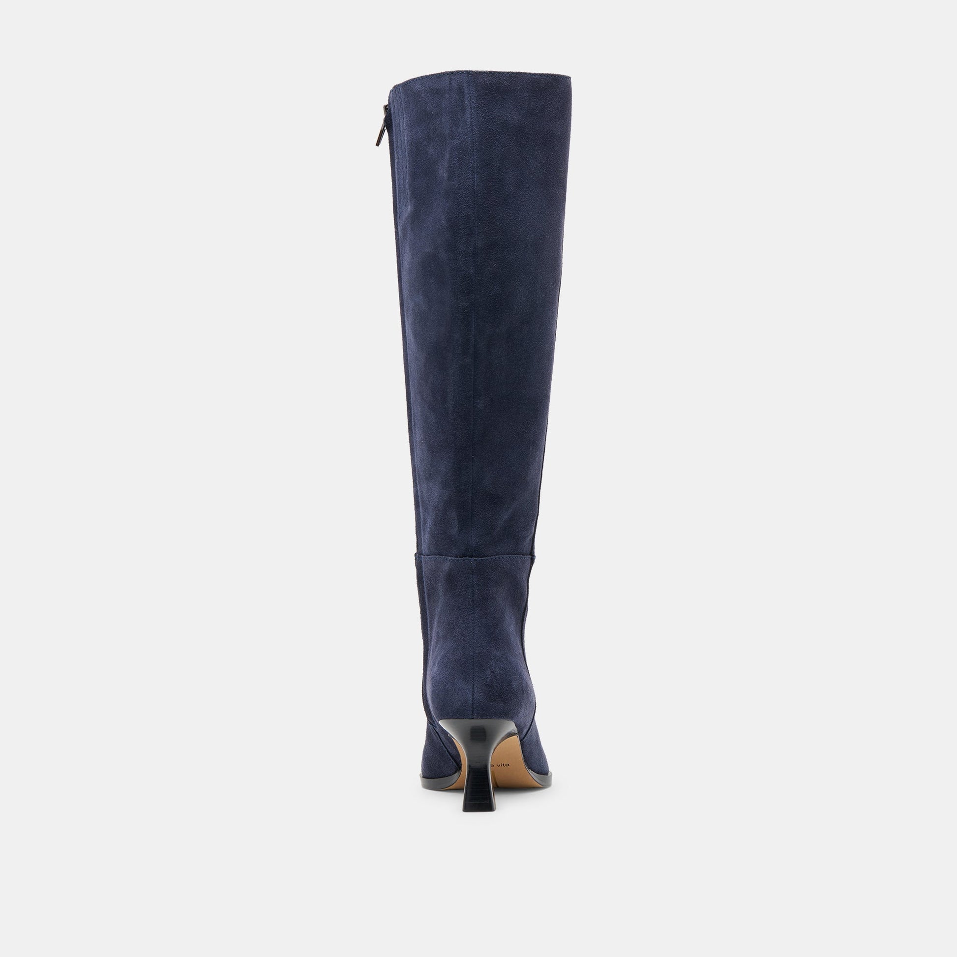 Auggie Navy Suede Boots
