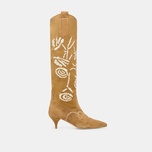 Wilde Chestnut Suede Boots