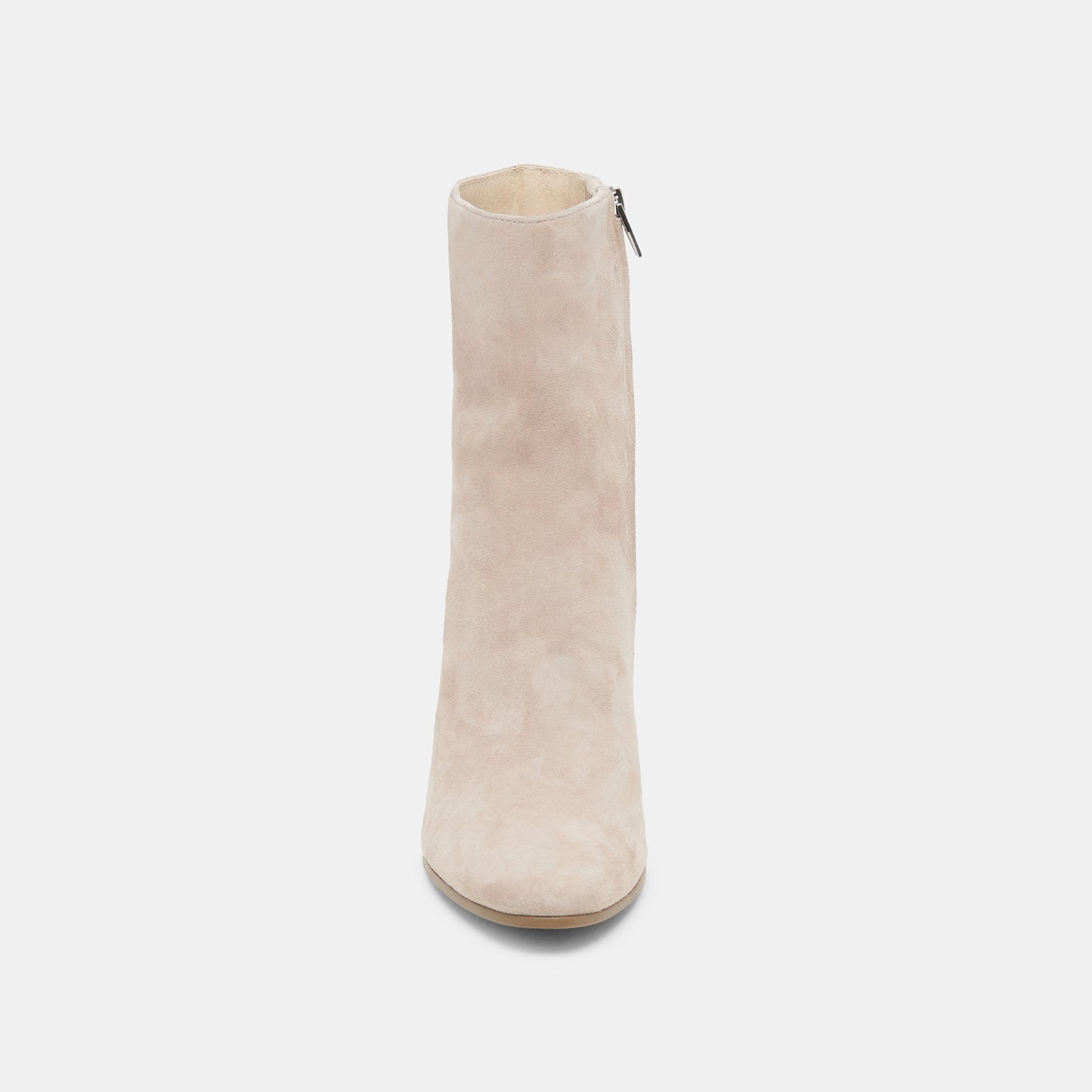 Suzy Wide Taupe Suede Booties