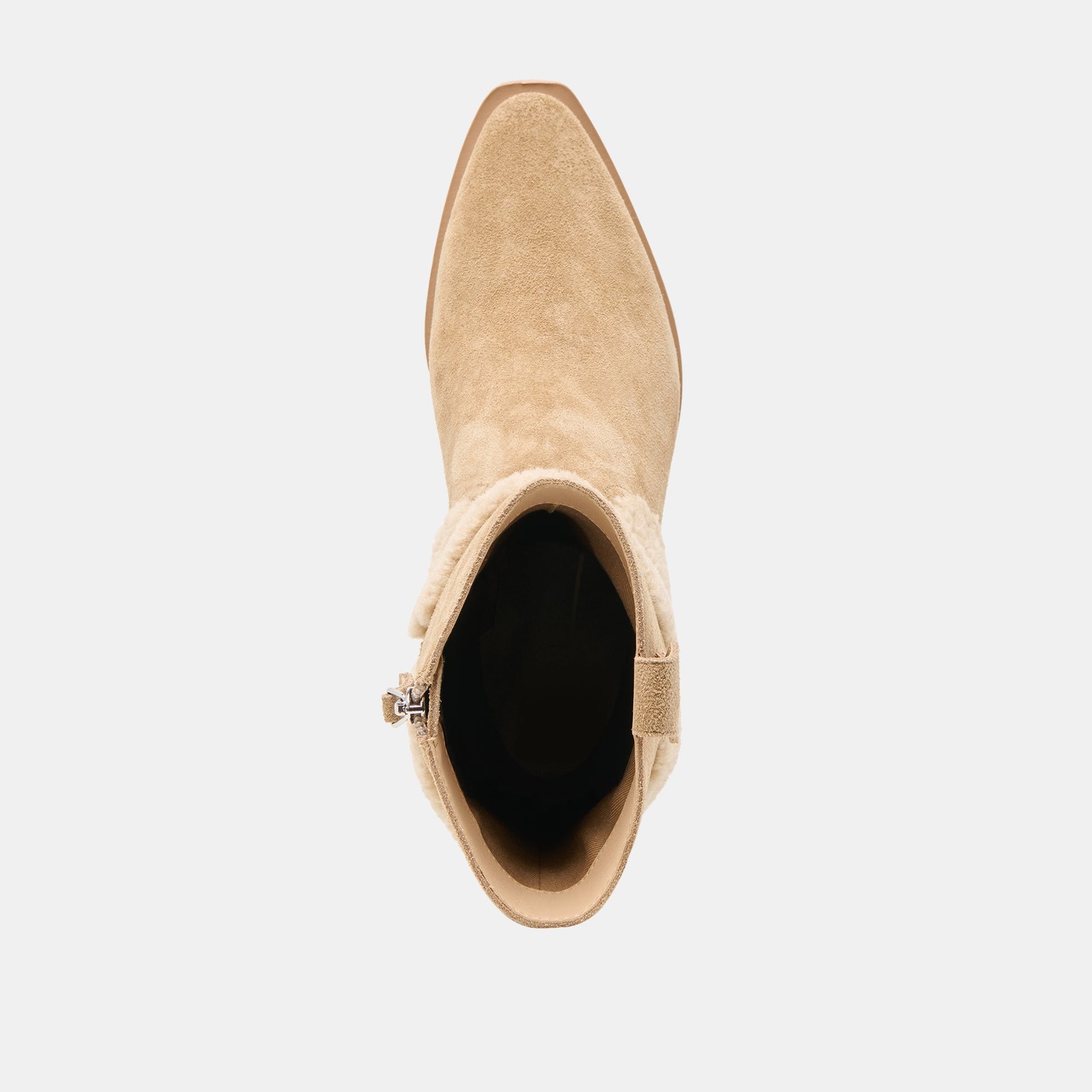 Salil Plush Dk Taupe Suede Boots