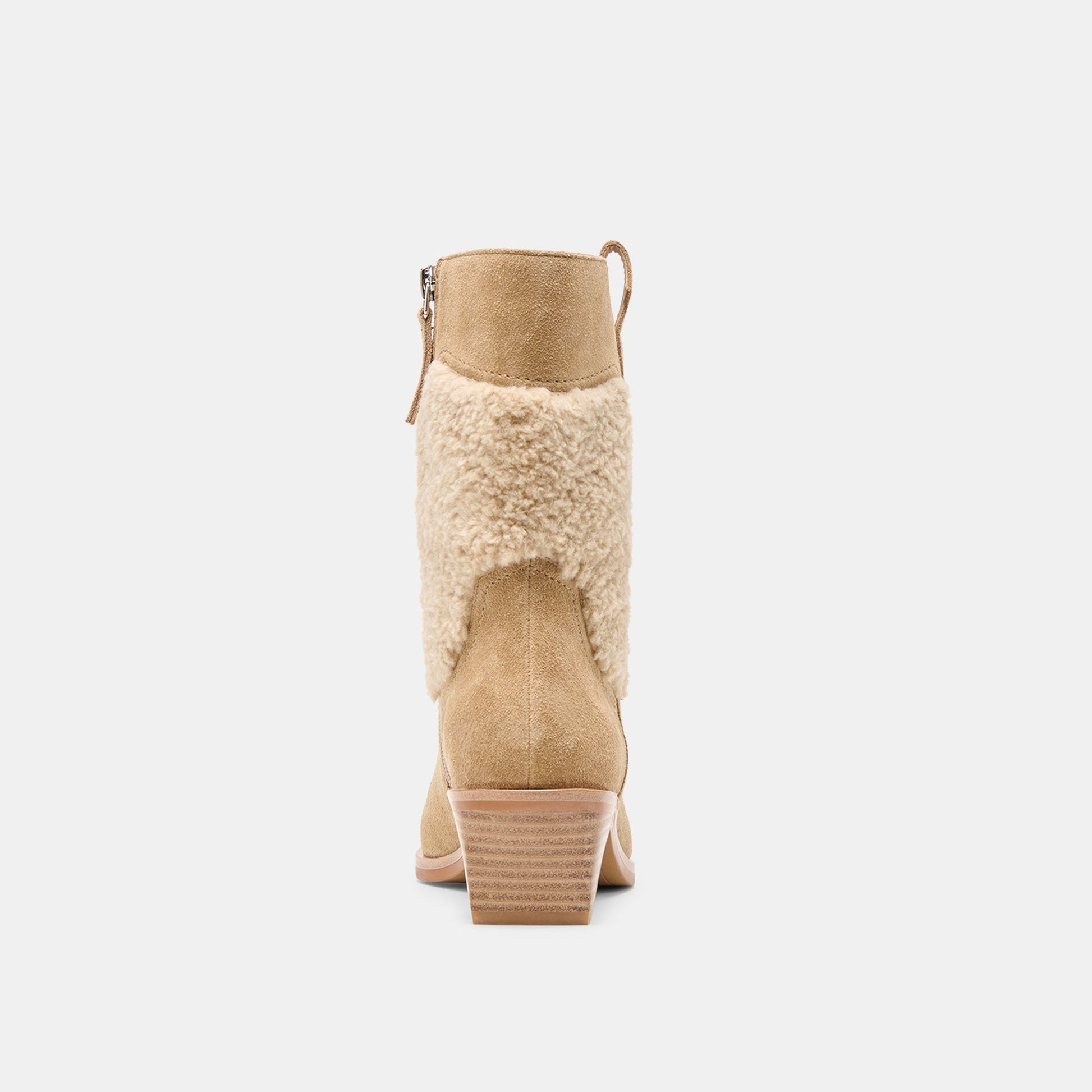 Salil Plush Dk Taupe Suede Boots