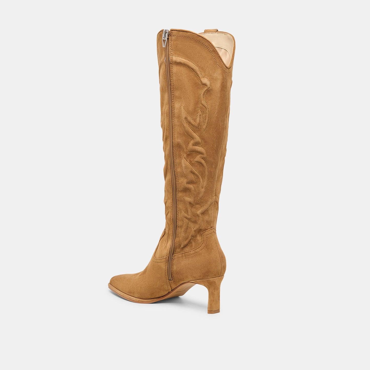 Alisa Lt Brown Suede Boots