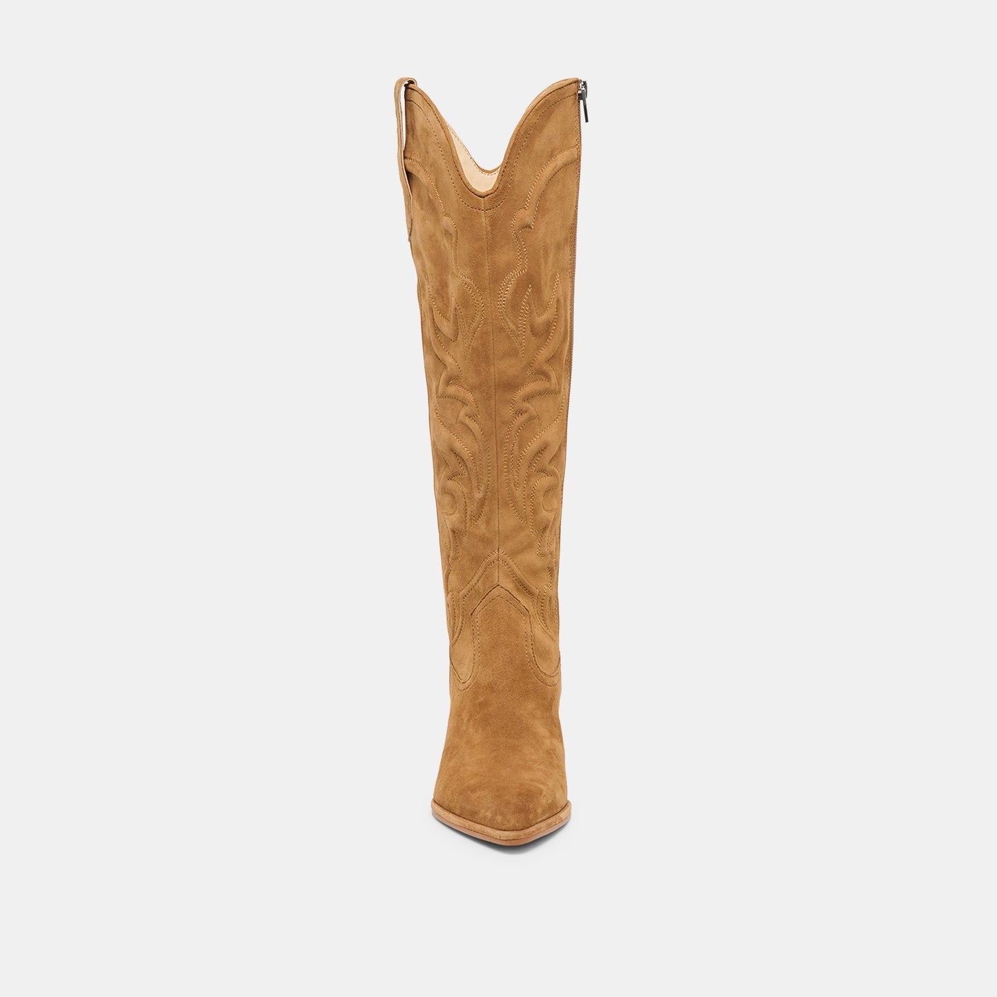 Alisa Lt Brown Suede Boots