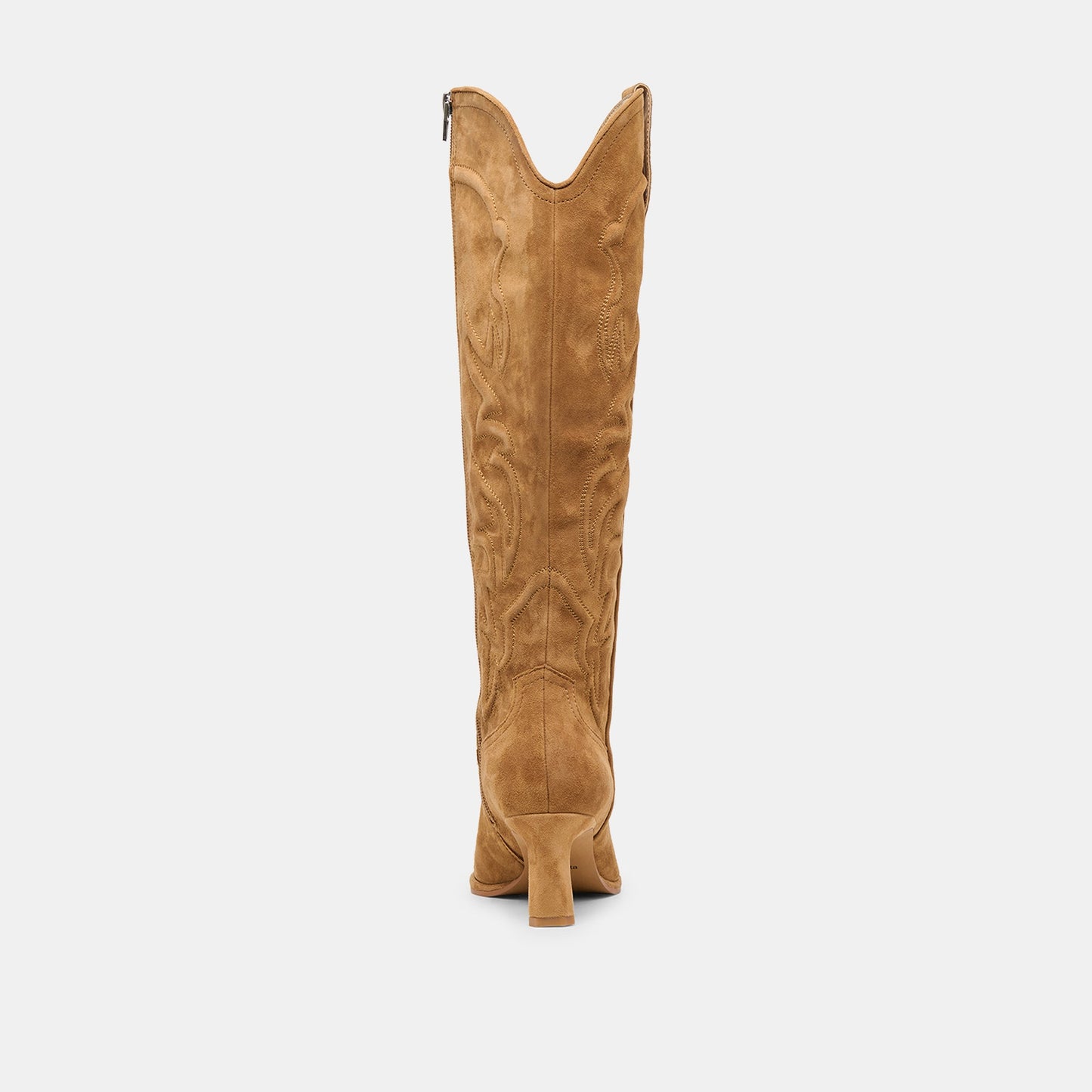 Alisa Lt Brown Suede Boots