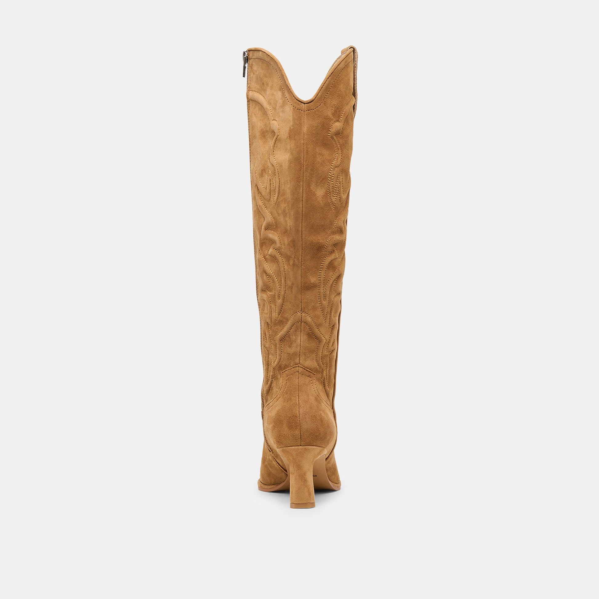 Alisa Lt Brown Suede Boots