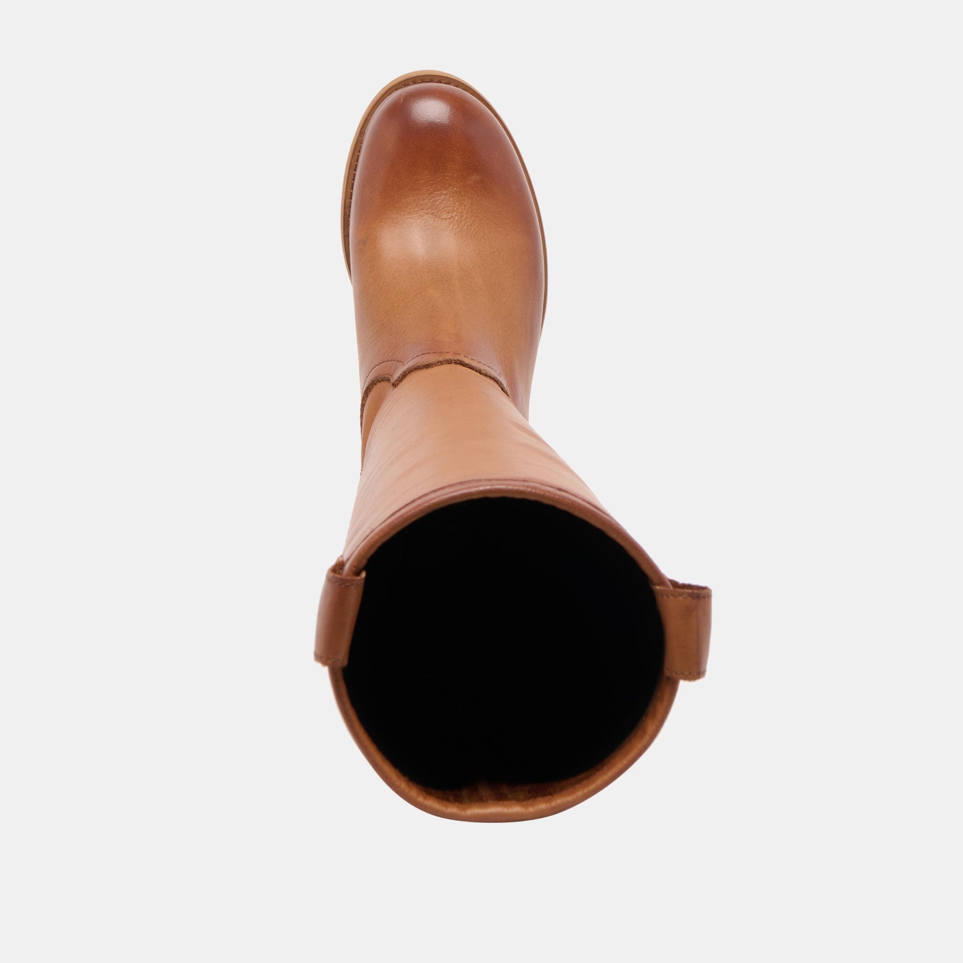 Ramzy Cognac Leather Boots