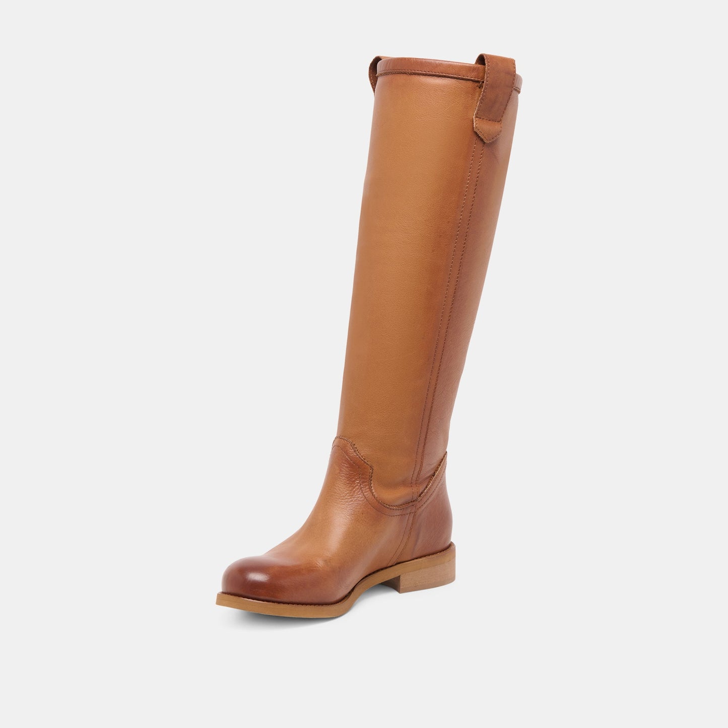 Ramzy Cognac Leather Boots