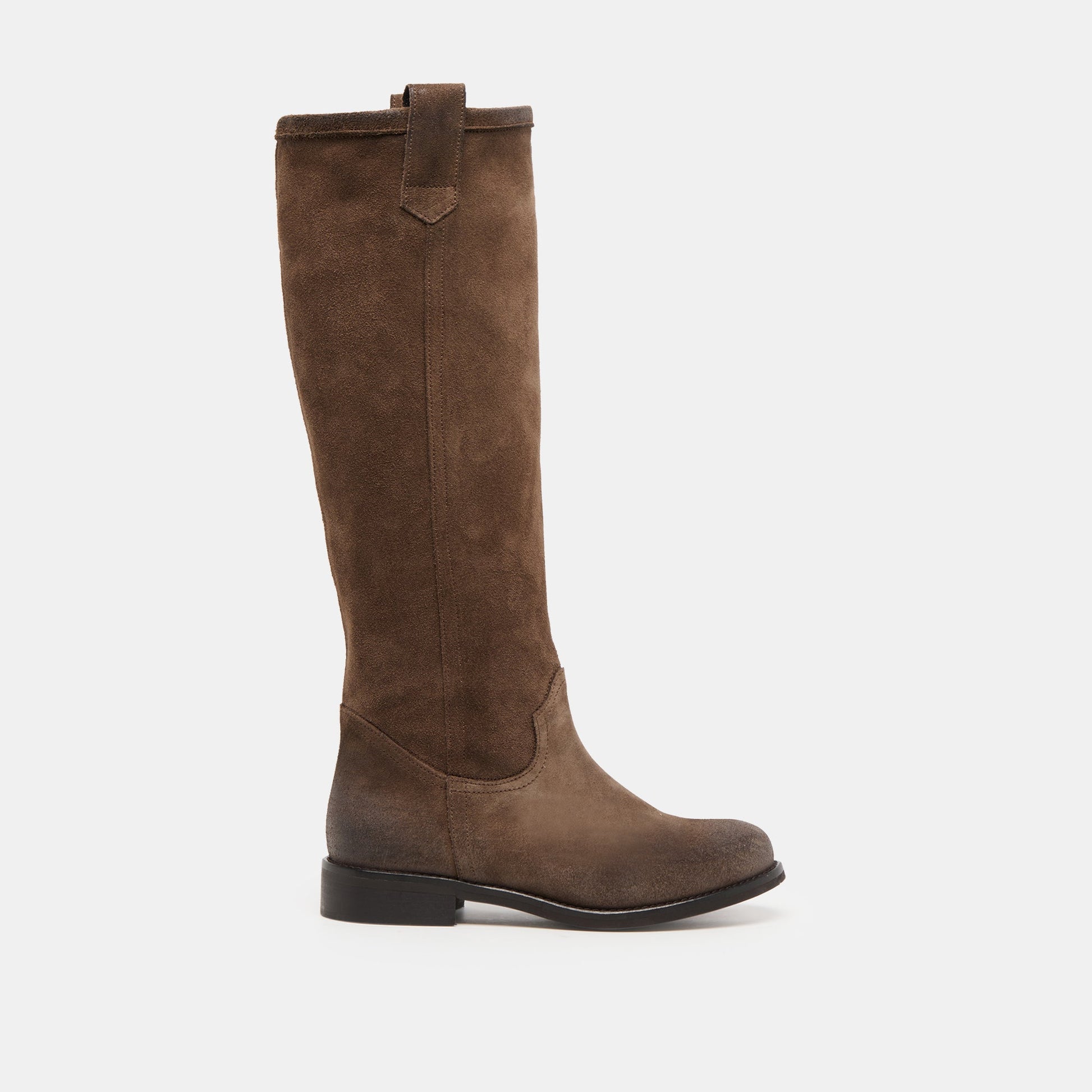 Ramzy Chocolate Suede Boots