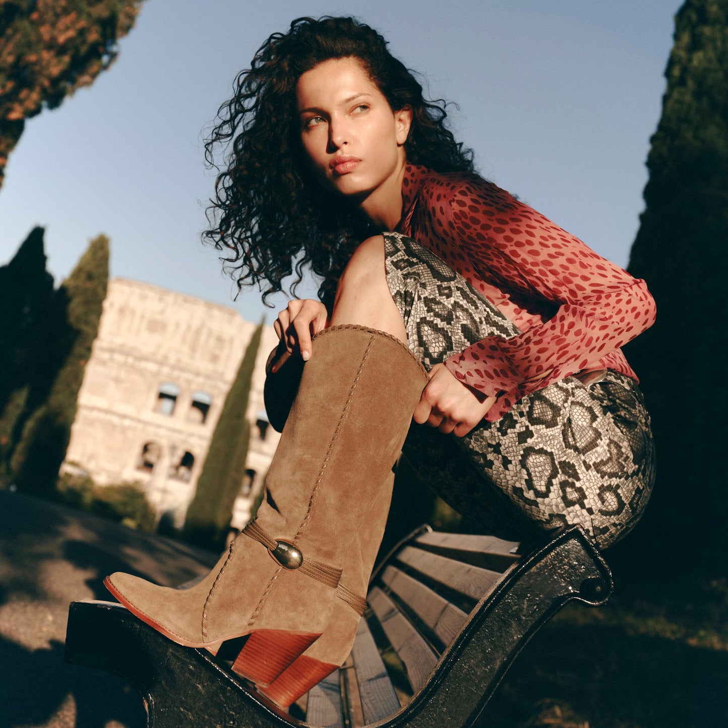 Jody Olive Suede Boots