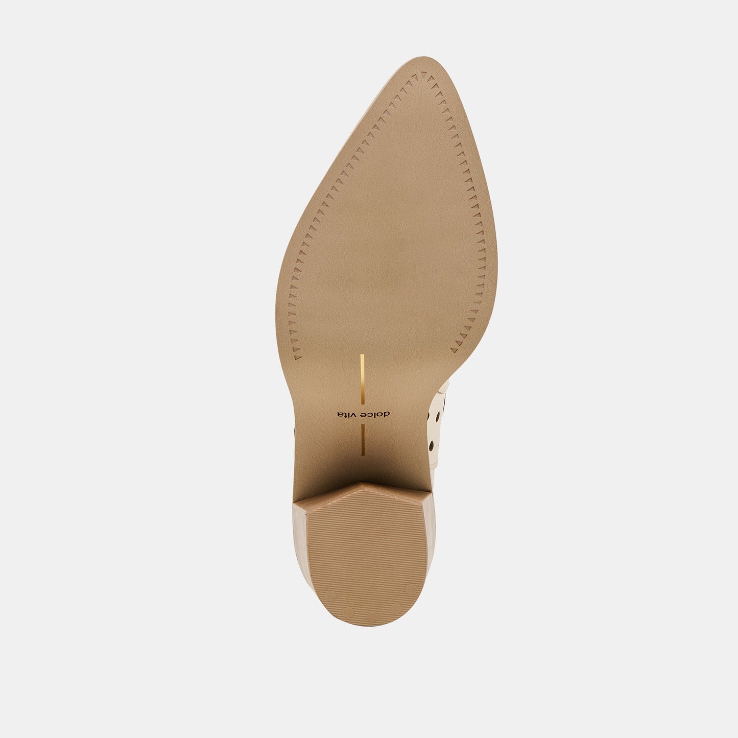 Zenobi Off White Leather Booties