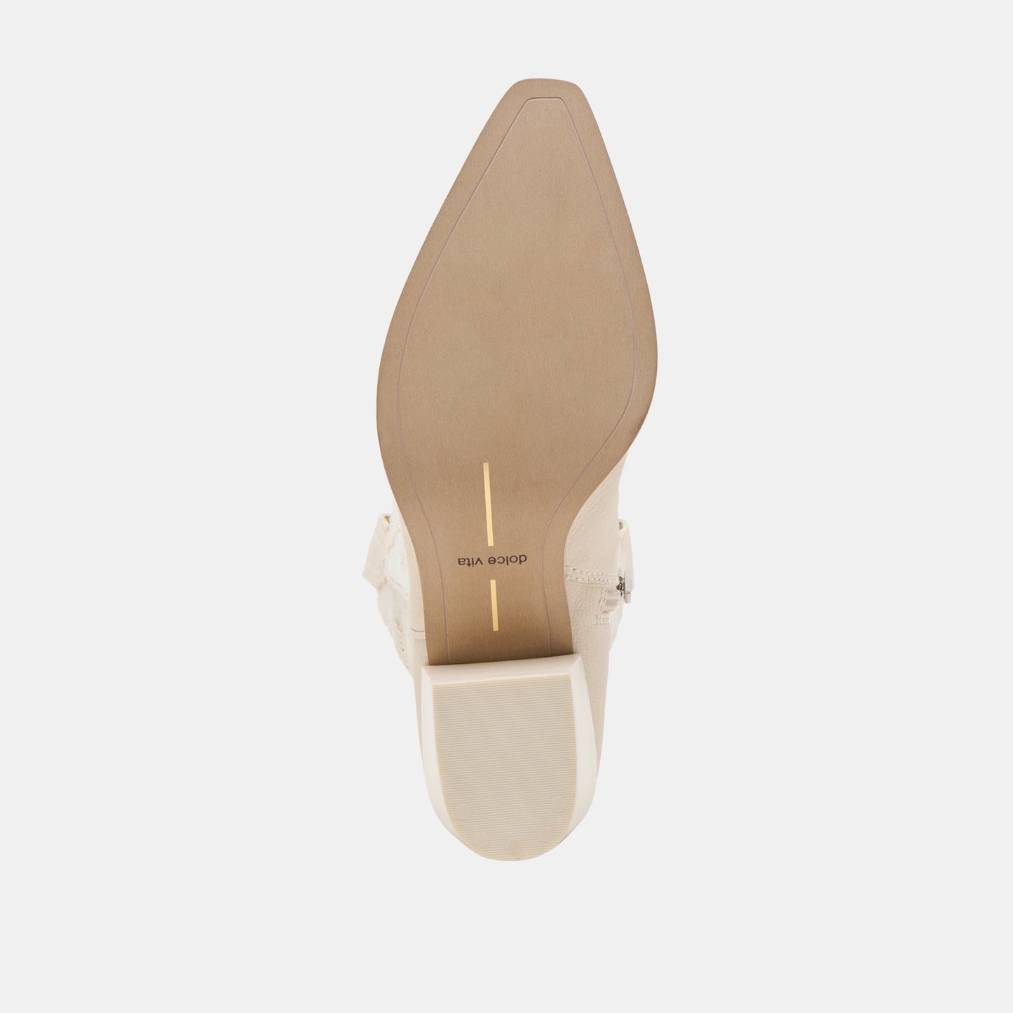 Vorah Pearl Creme Sequin Boots