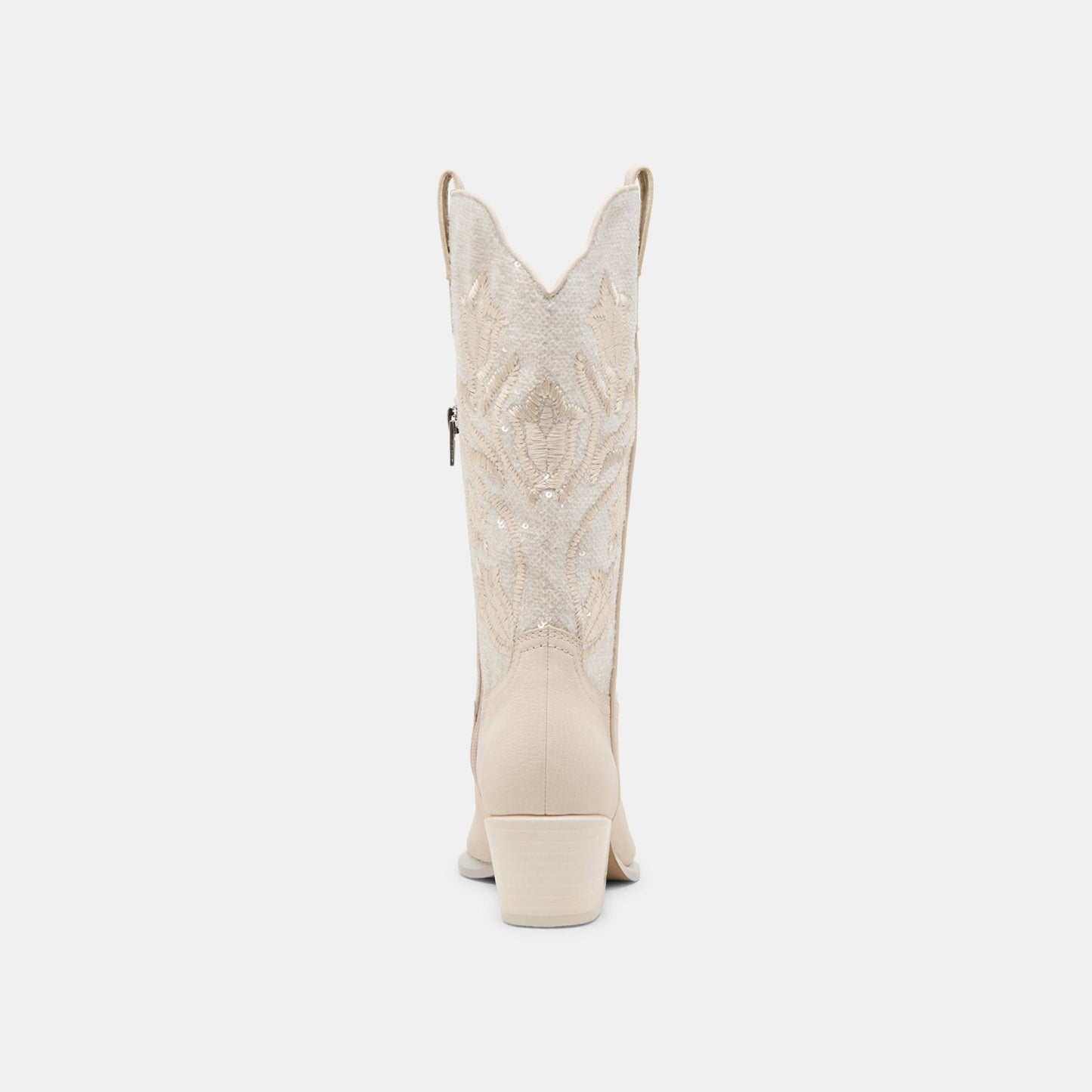 Vorah Pearl Creme Sequin Boots