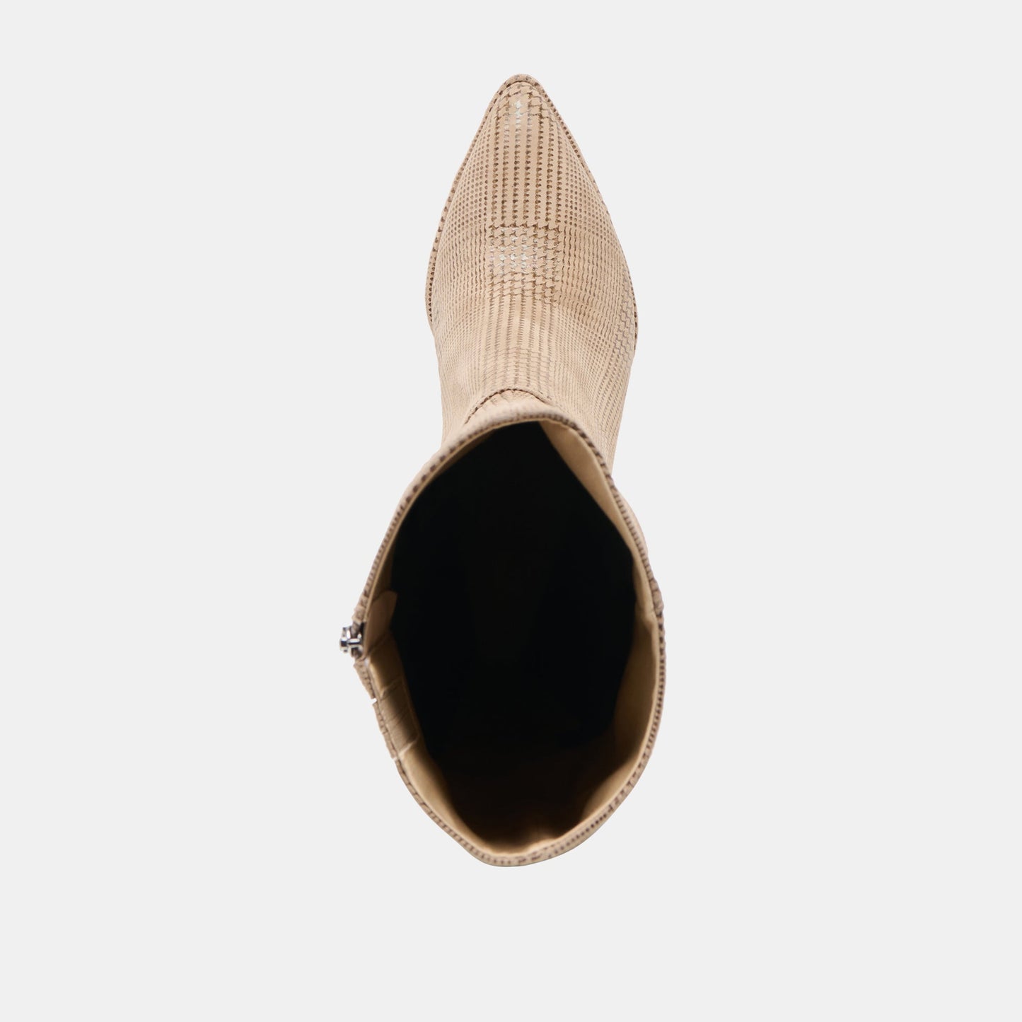 Aldy Herringbone Printed Suede Boots