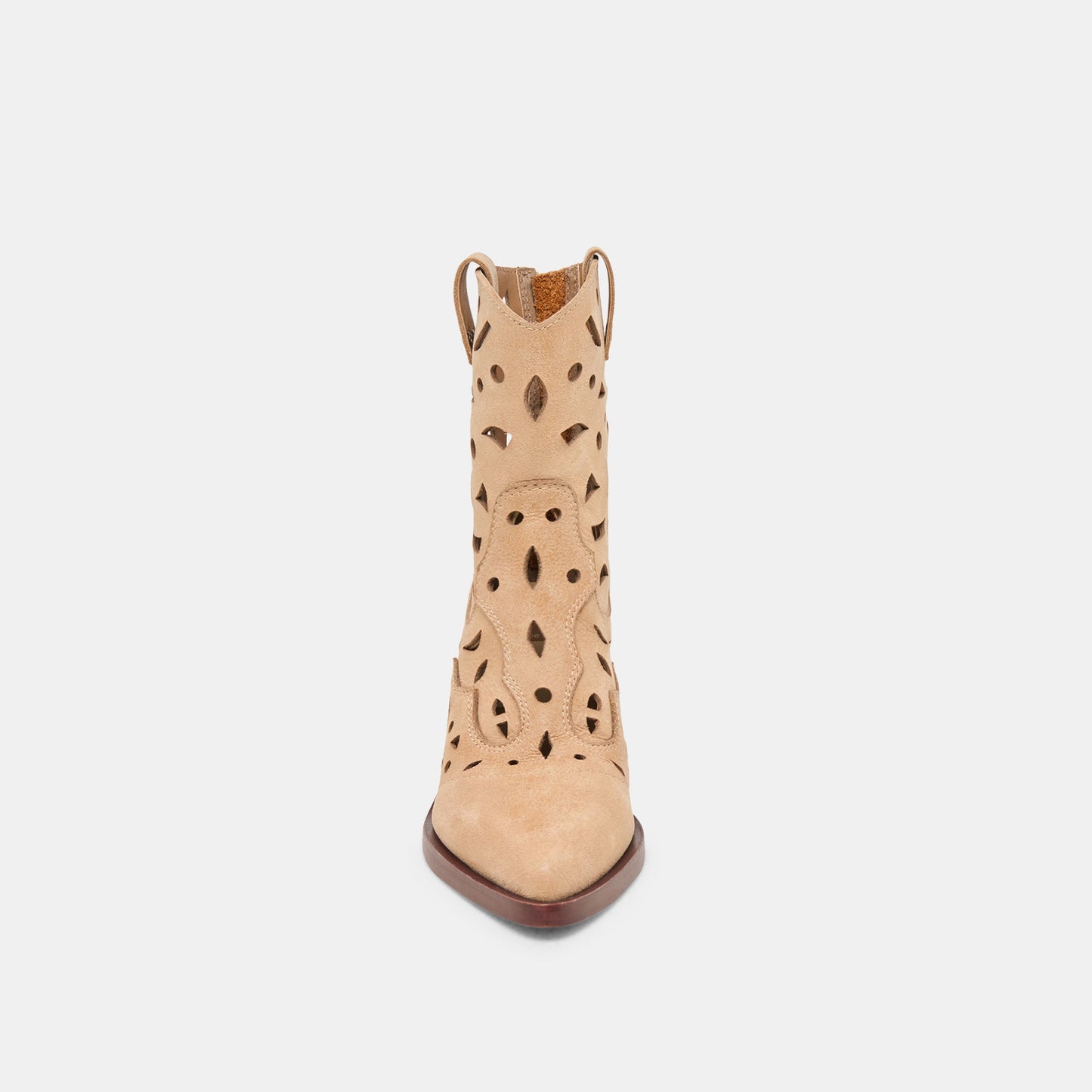 Zenobi Camel Distressed Leather Booties
